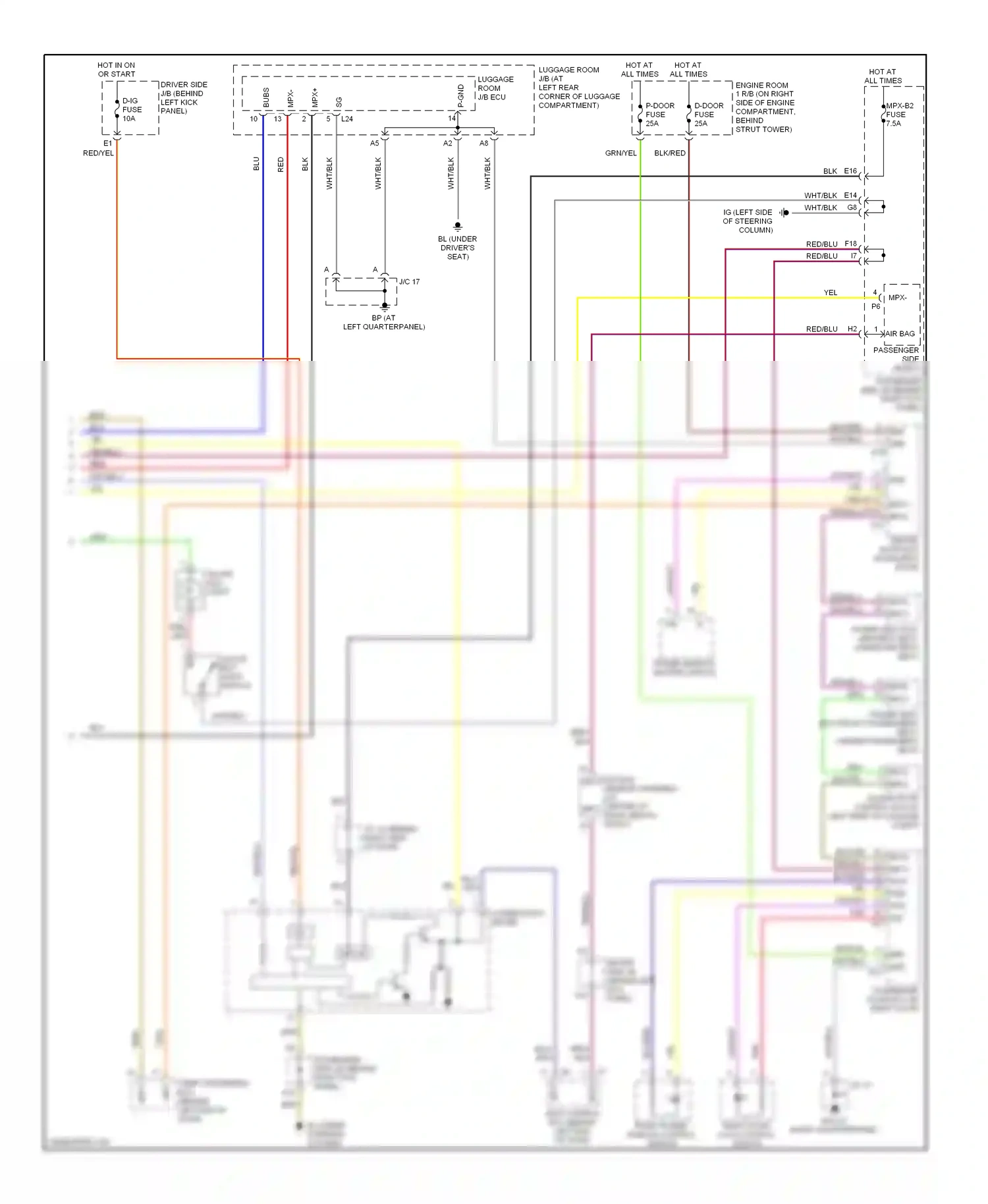 Lexus SC II (2001-2005) mpx wiring diagram  (19 of 23)