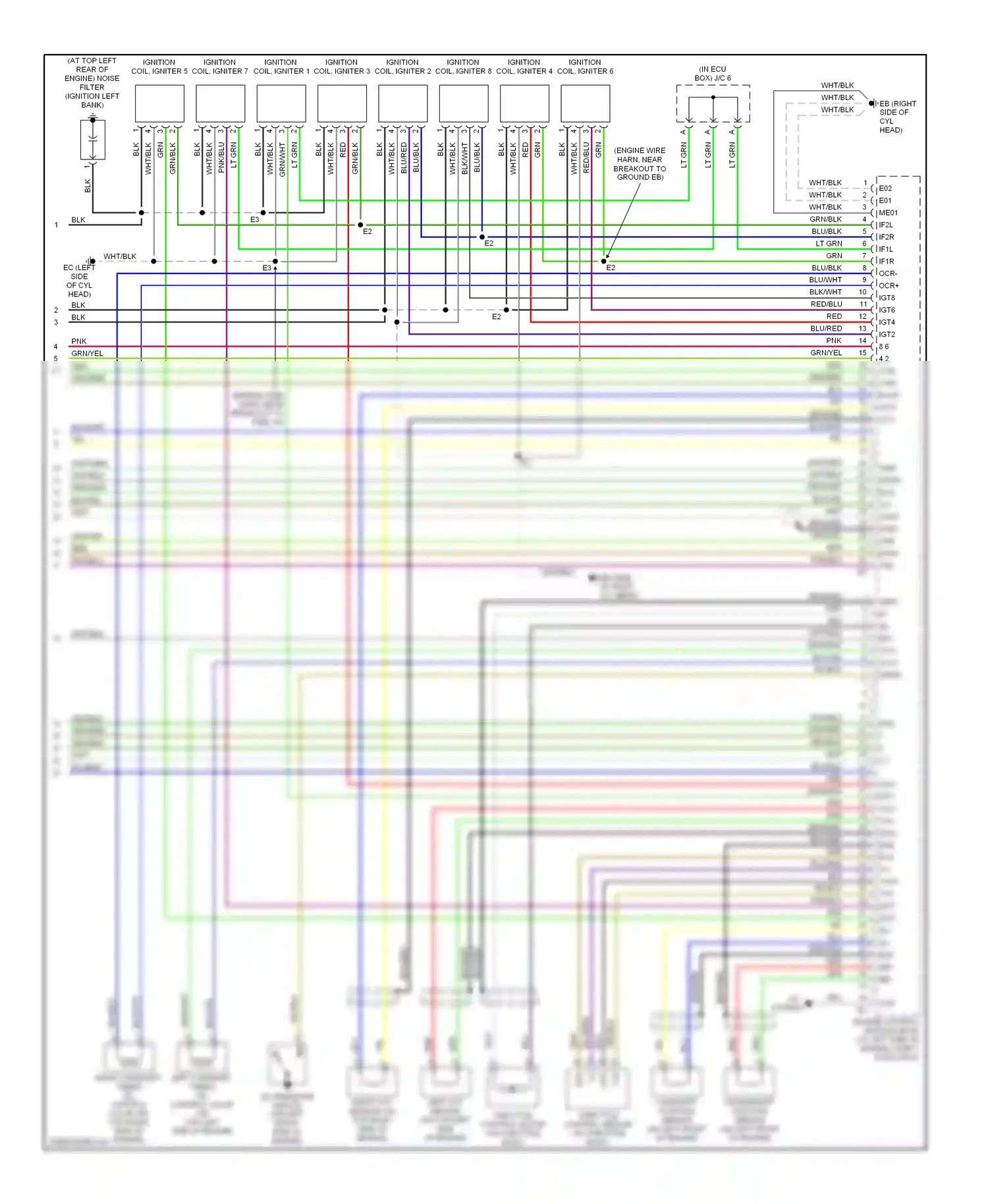 Lexus SC II (2001-2005) ocr- ocr+ wiring diagram  (1 of 1)