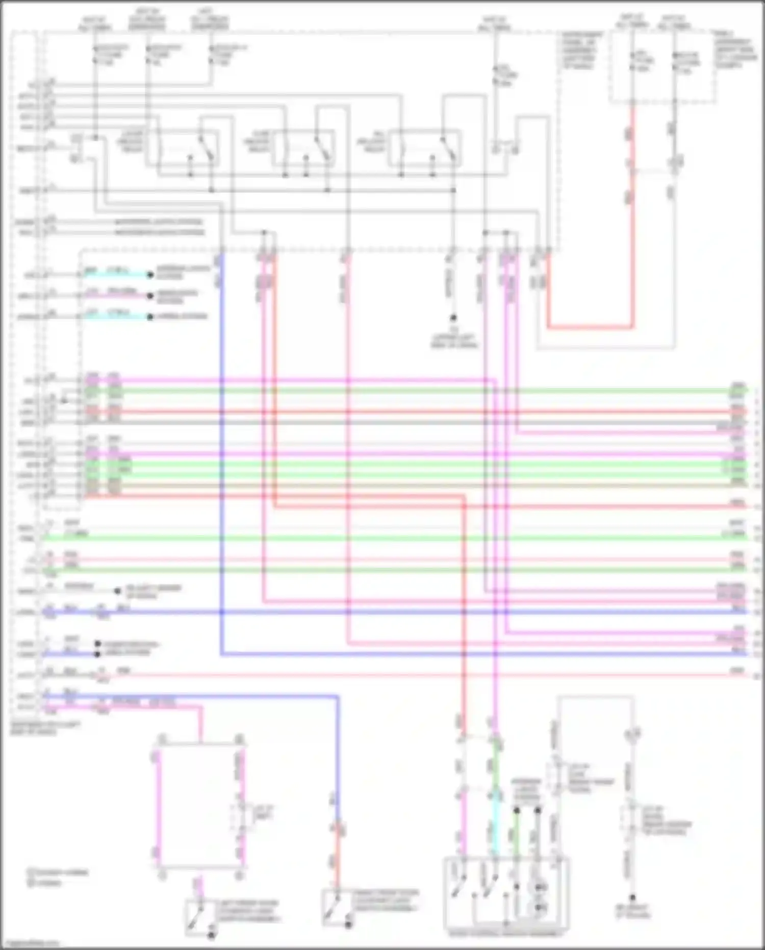 UX Lexus I (2018-2024): Forced entry circuit (1 of 6)