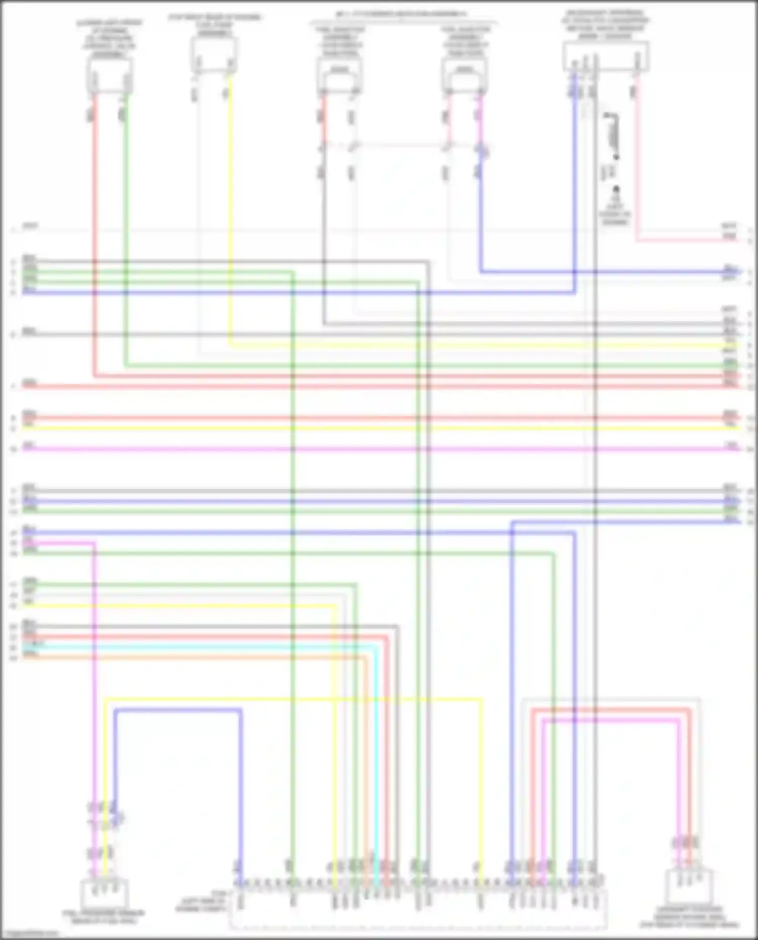 UX Lexus I (2018-2024): Wiring diagram engine performance 2.0l hybrid, engine controls circuit (6 of 7)