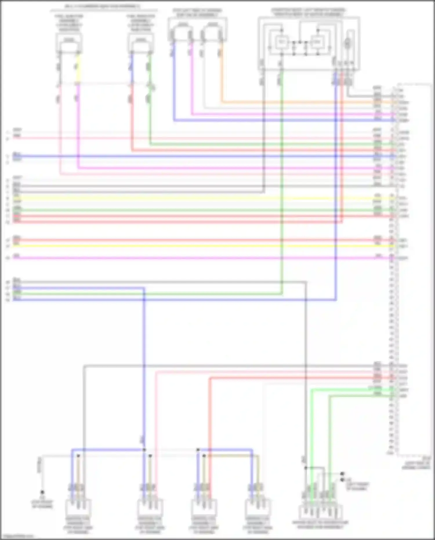 UX Lexus I (2018-2024): Wiring diagram engine performance 2.0l hybrid, engine controls circuit (7 of 7)