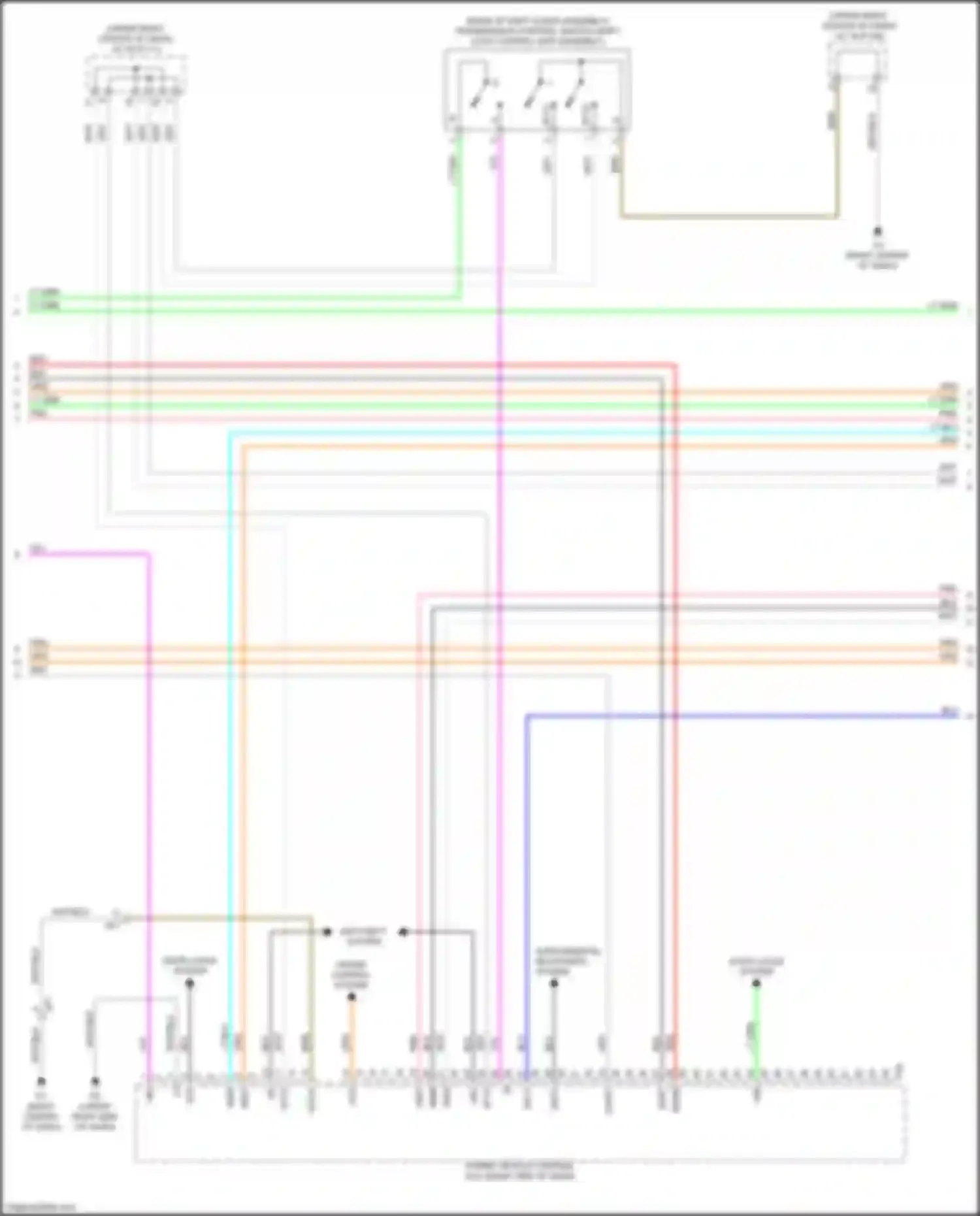 UX Lexus I (2018-2024): Wiring diagram engine performance 2.0l hybrid, hybrid system circuit (6 of 8)
