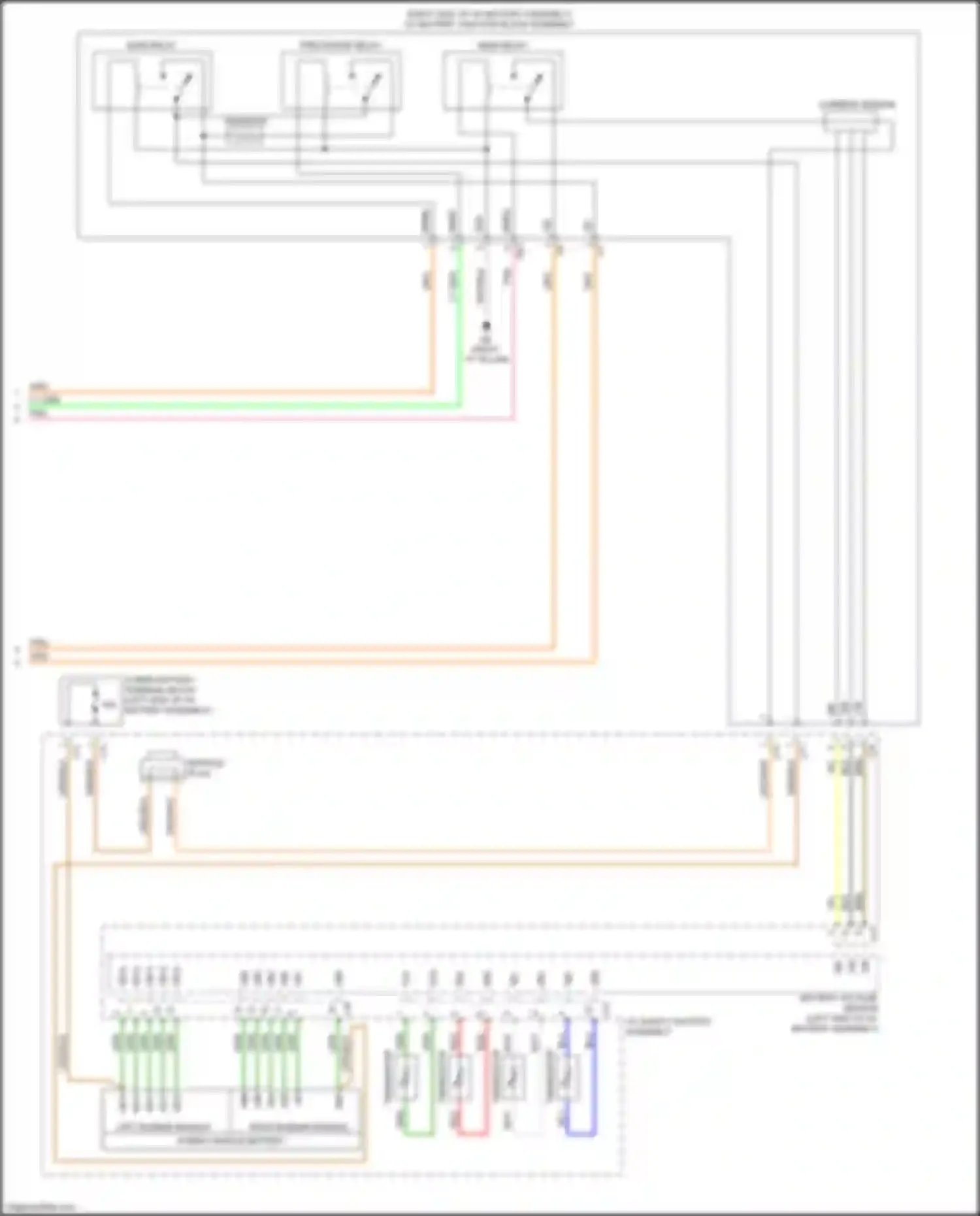 UX Lexus I (2018-2024): Wiring diagram engine performance 2.0l hybrid, hybrid system circuit (8 of 8)
