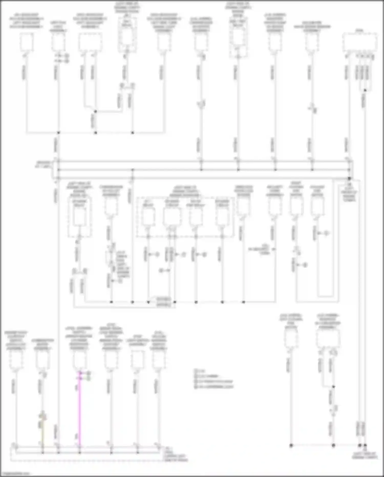 UX Lexus I (2018-2024): Ground distribution circuit (1 of 6)