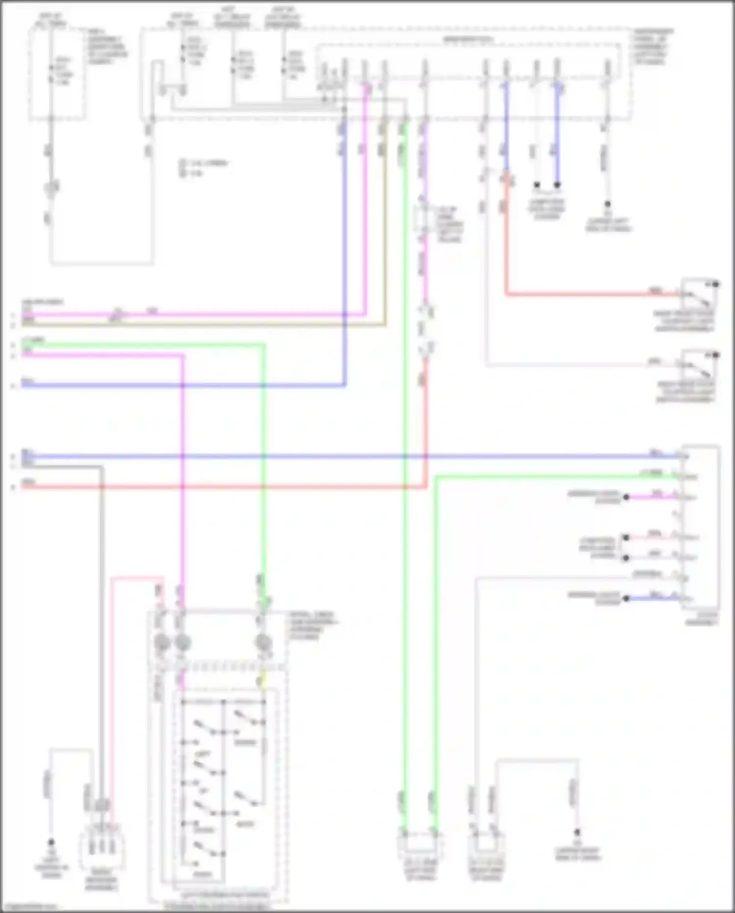 UX Lexus I (2018-2024): Instrument cluster circuit (4 of 4)