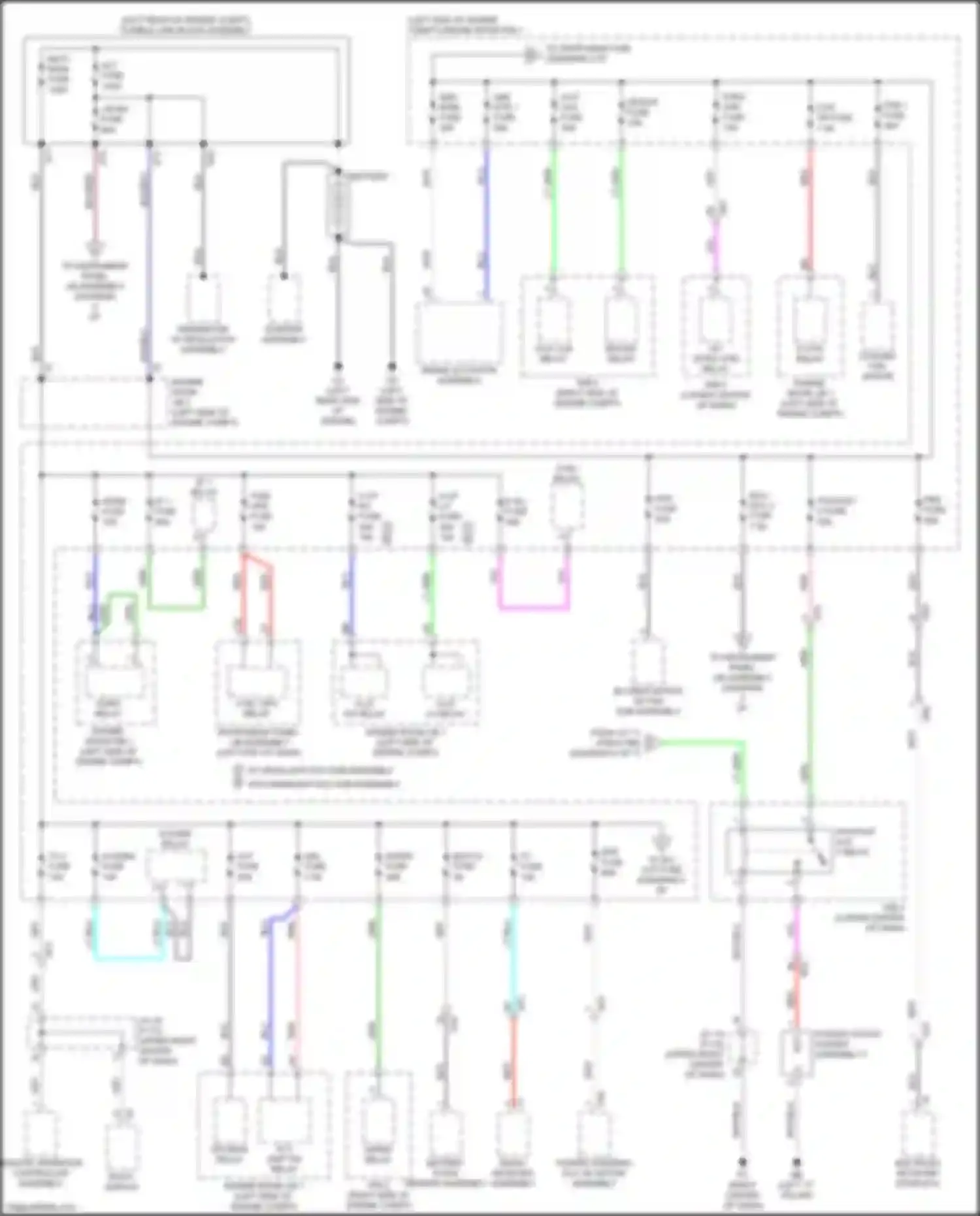 UX Lexus I (2018-2024): Power distribution circuit (1 of 7)