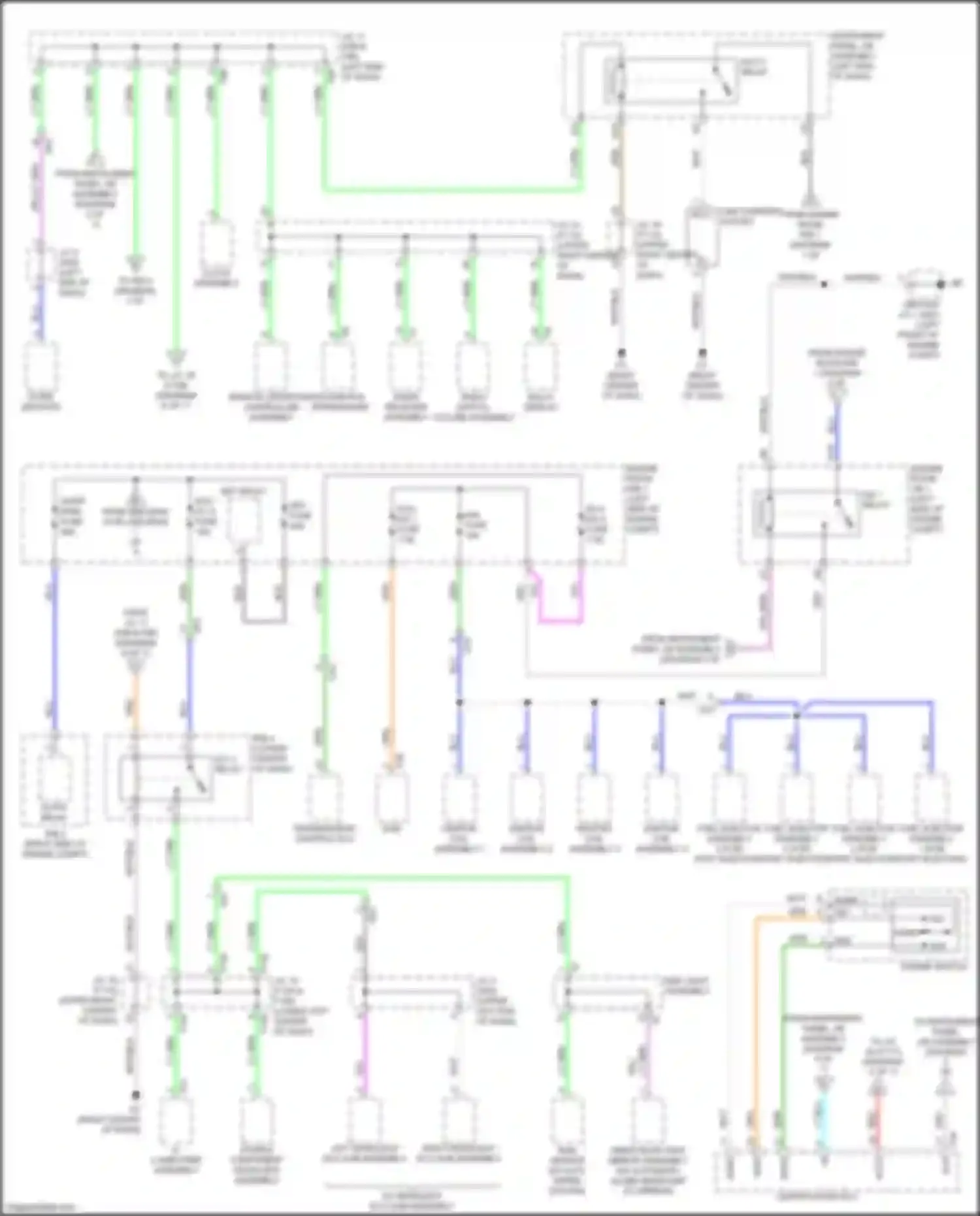 UX Lexus I (2018-2024): Power distribution circuit (2 of 7)