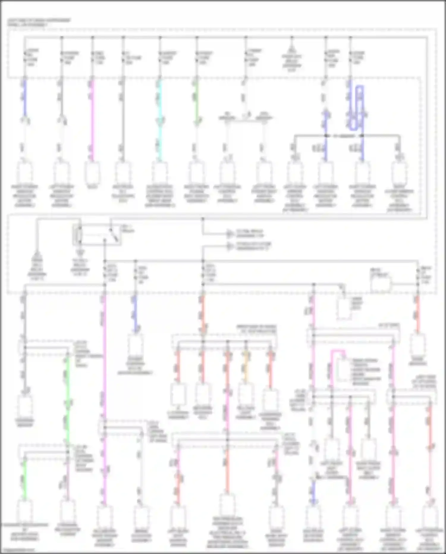 UX Lexus I (2018-2024): Power distribution circuit (4 of 7)