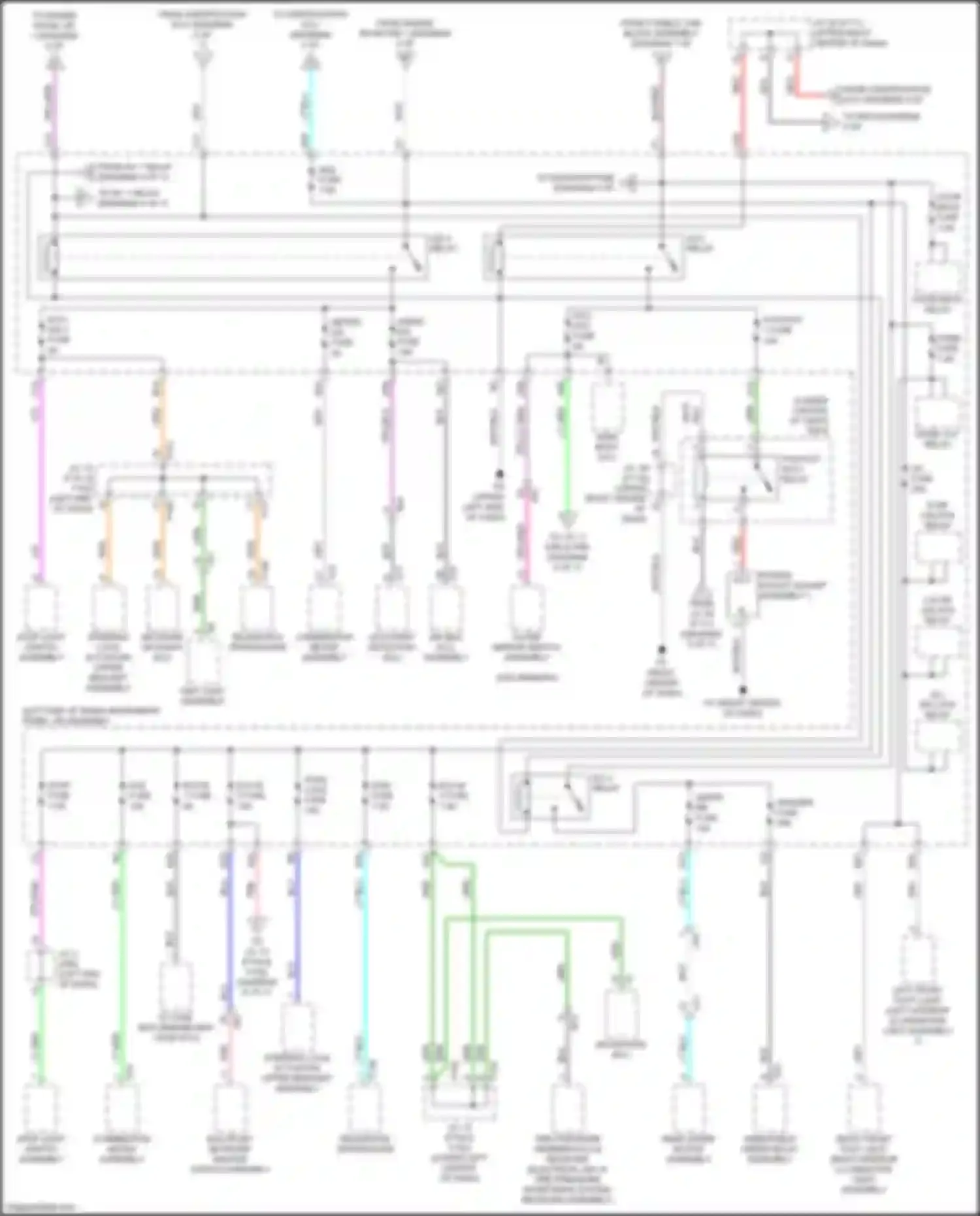 UX Lexus I (2018-2024): Power distribution circuit (5 of 7)