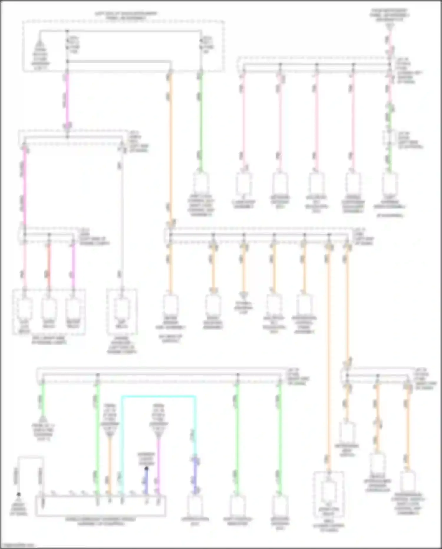 UX Lexus I (2018-2024): Power distribution circuit (6 of 7)