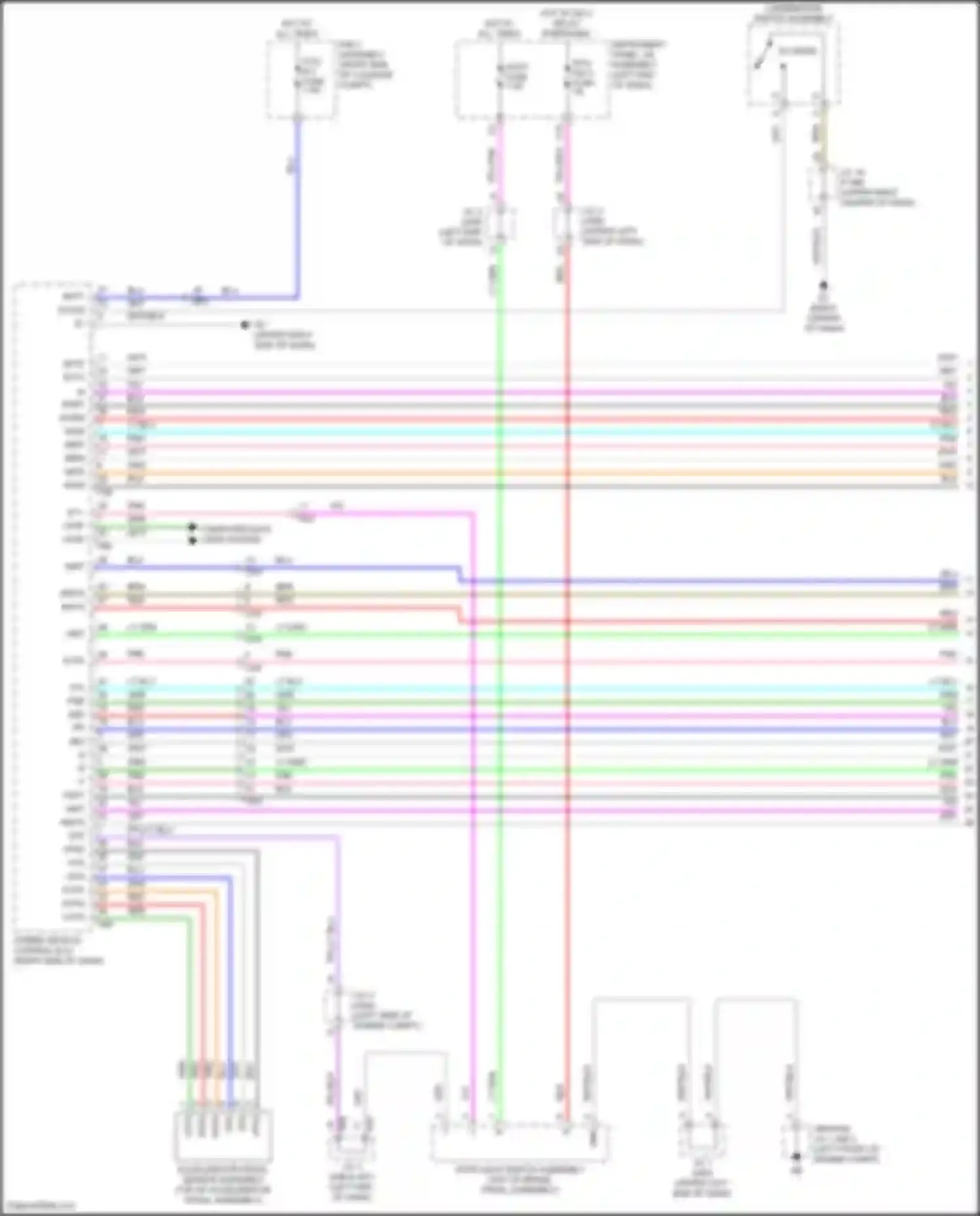 UX Lexus I (2018-2024): Transmission circuit (1 of 4)