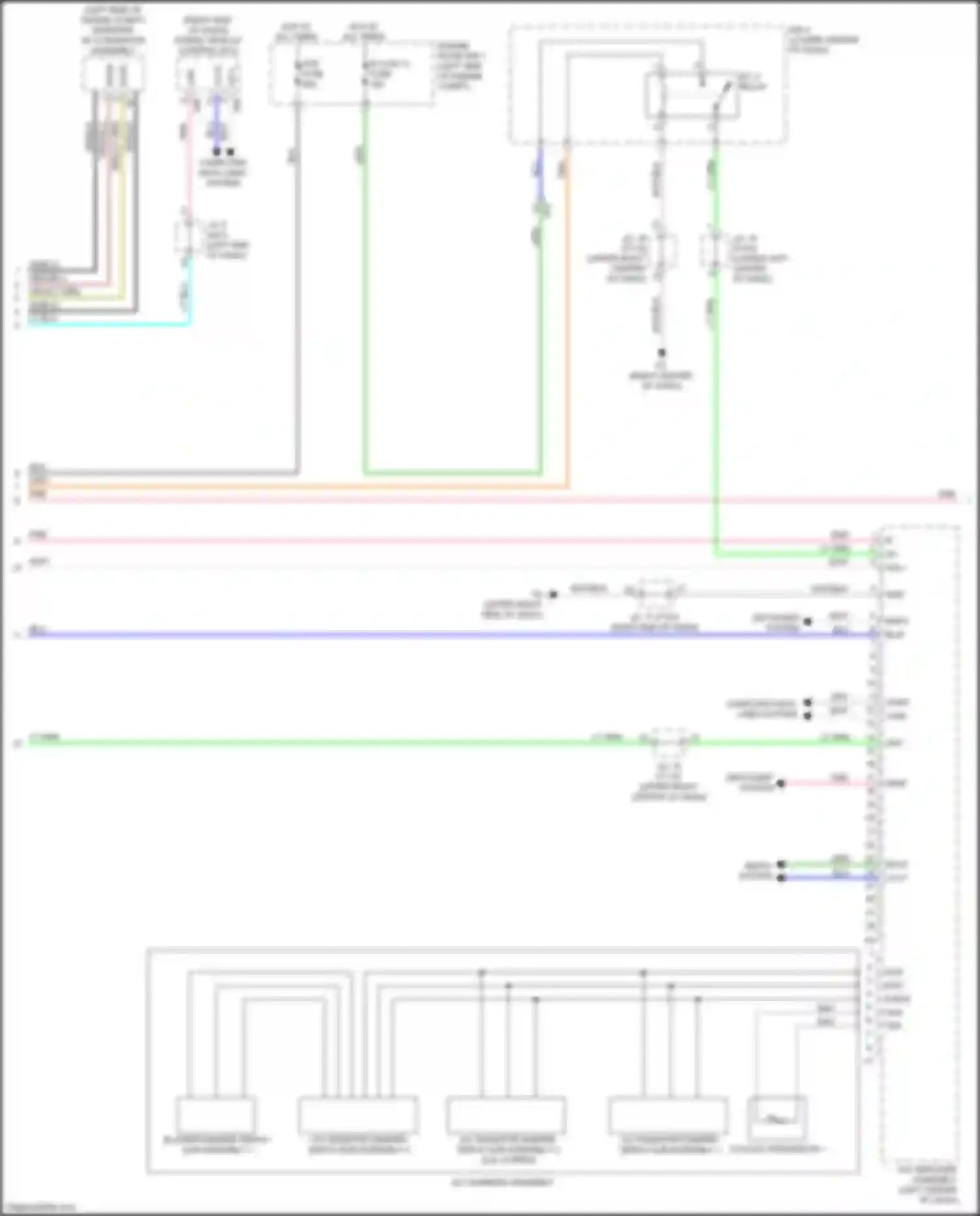 Wiring diagram blu for Lexus UX I (2018-2024) (83 of 145)