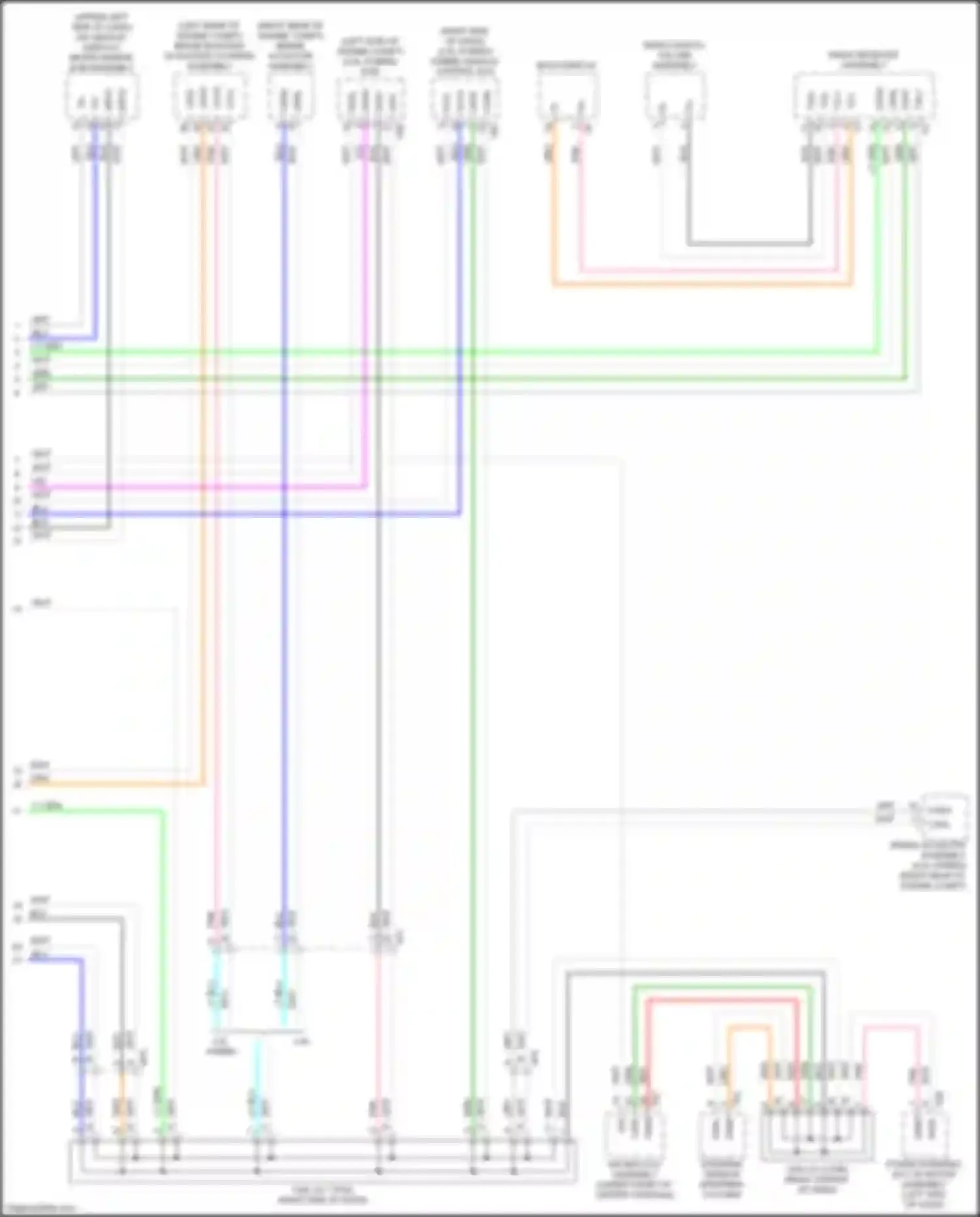 Wiring diagram brake actuator assembly for Lexus UX I (2018-2024) (13 of 18)