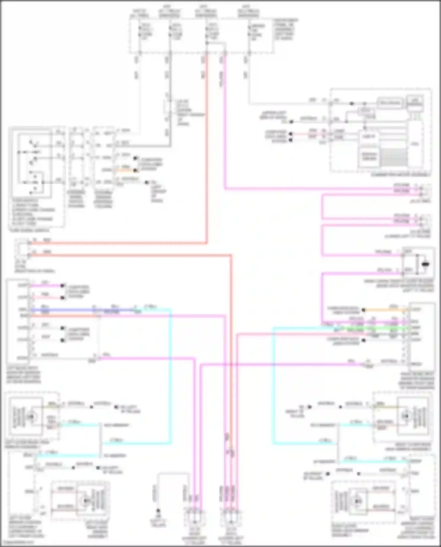 Wiring diagram bsr+ for Lexus UX I (2018-2024) (1 of 1)