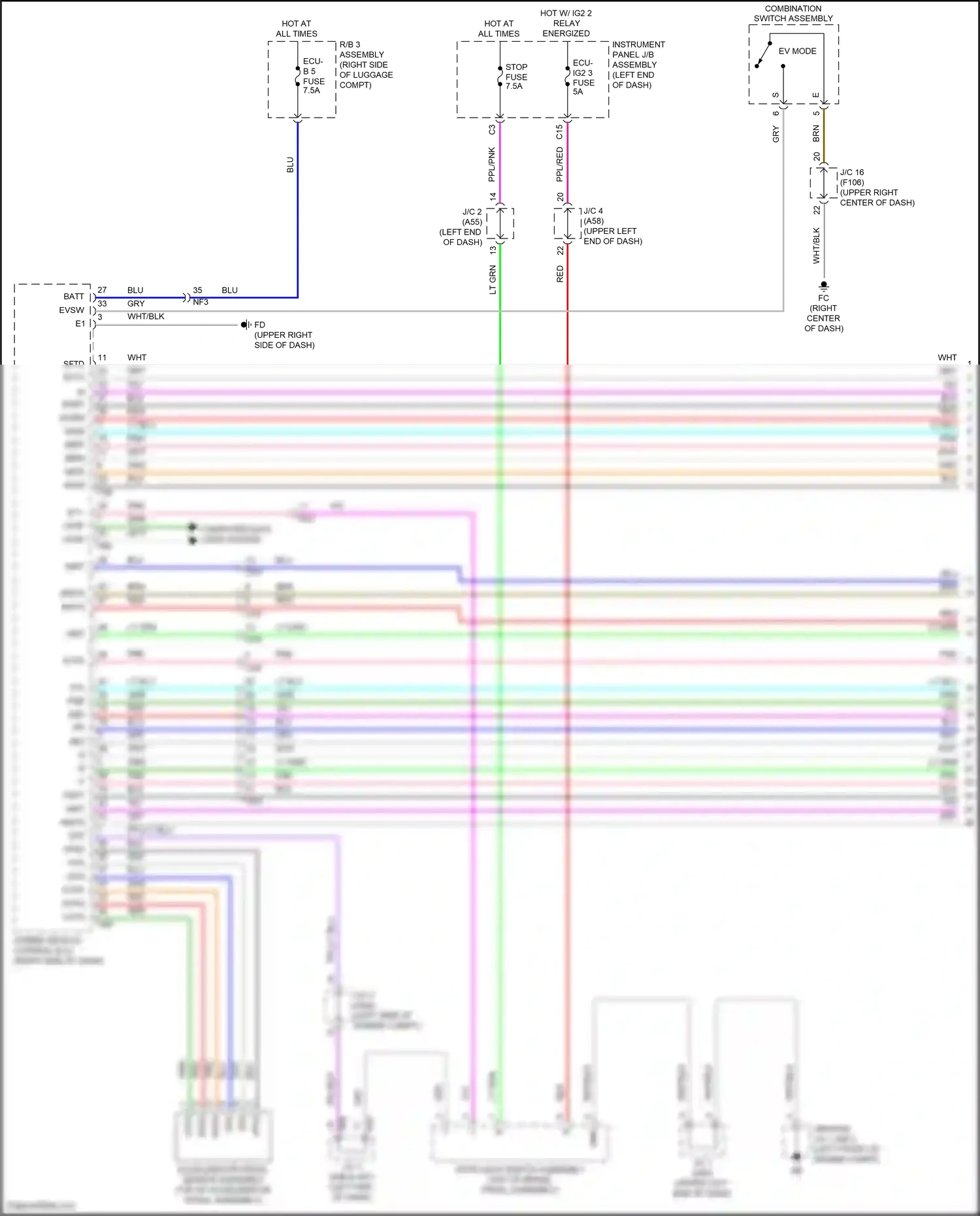 Lexus UX I (2018-2024) computer data lines system wiring diagram  (94 of 104)