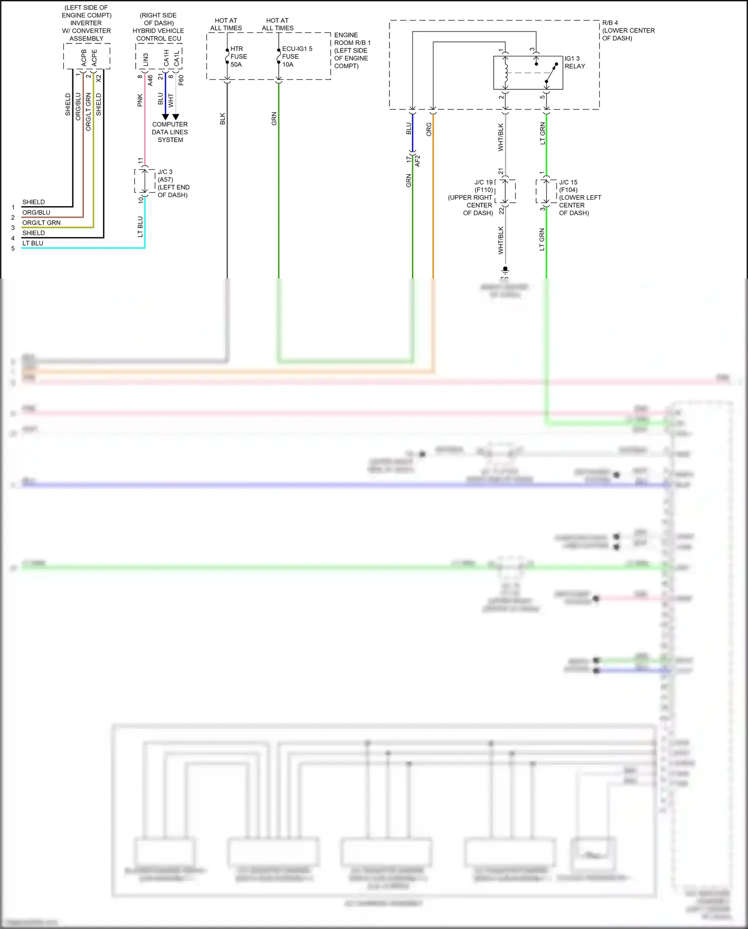 Lexus UX I (2018-2024) computer data lines system wiring diagram  (52 of 104)