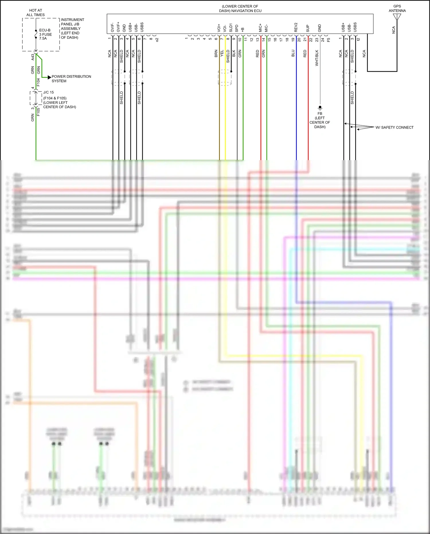 Lexus UX I (2018-2024) computer data lines system wiring diagram  (16 of 104)