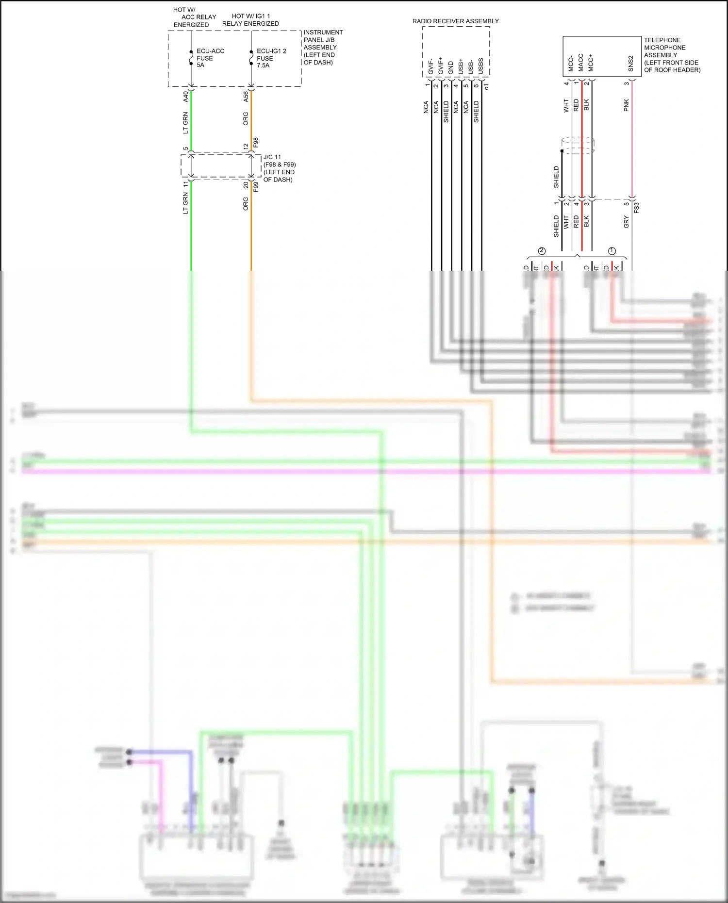 Lexus UX I (2018-2024) computer data lines system wiring diagram  (15 of 104)