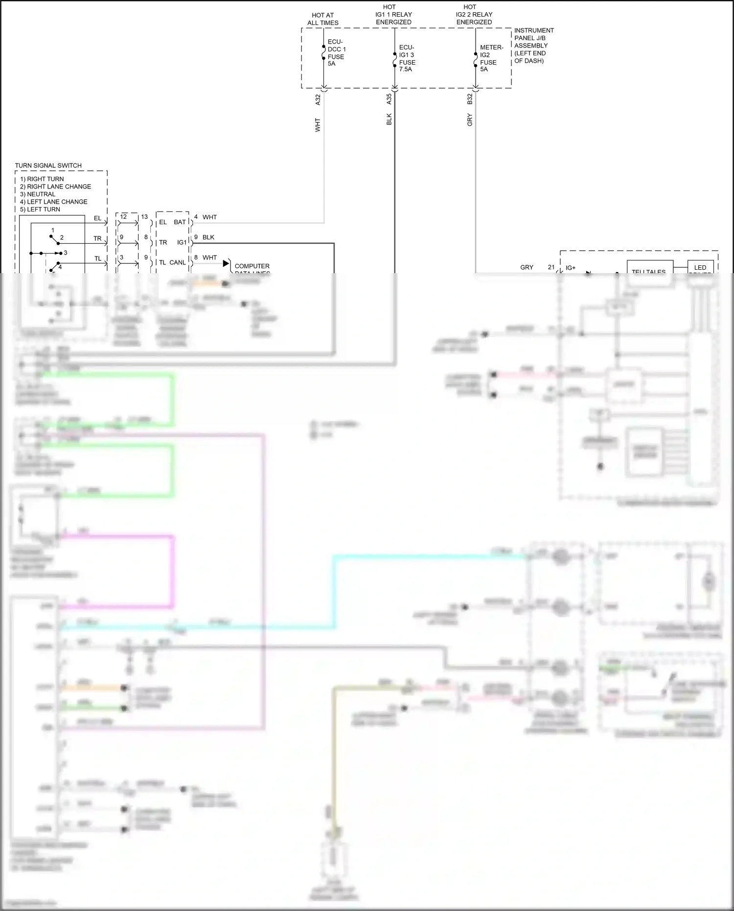 Lexus UX I (2018-2024) computer data lines system wiring diagram  (73 of 104)