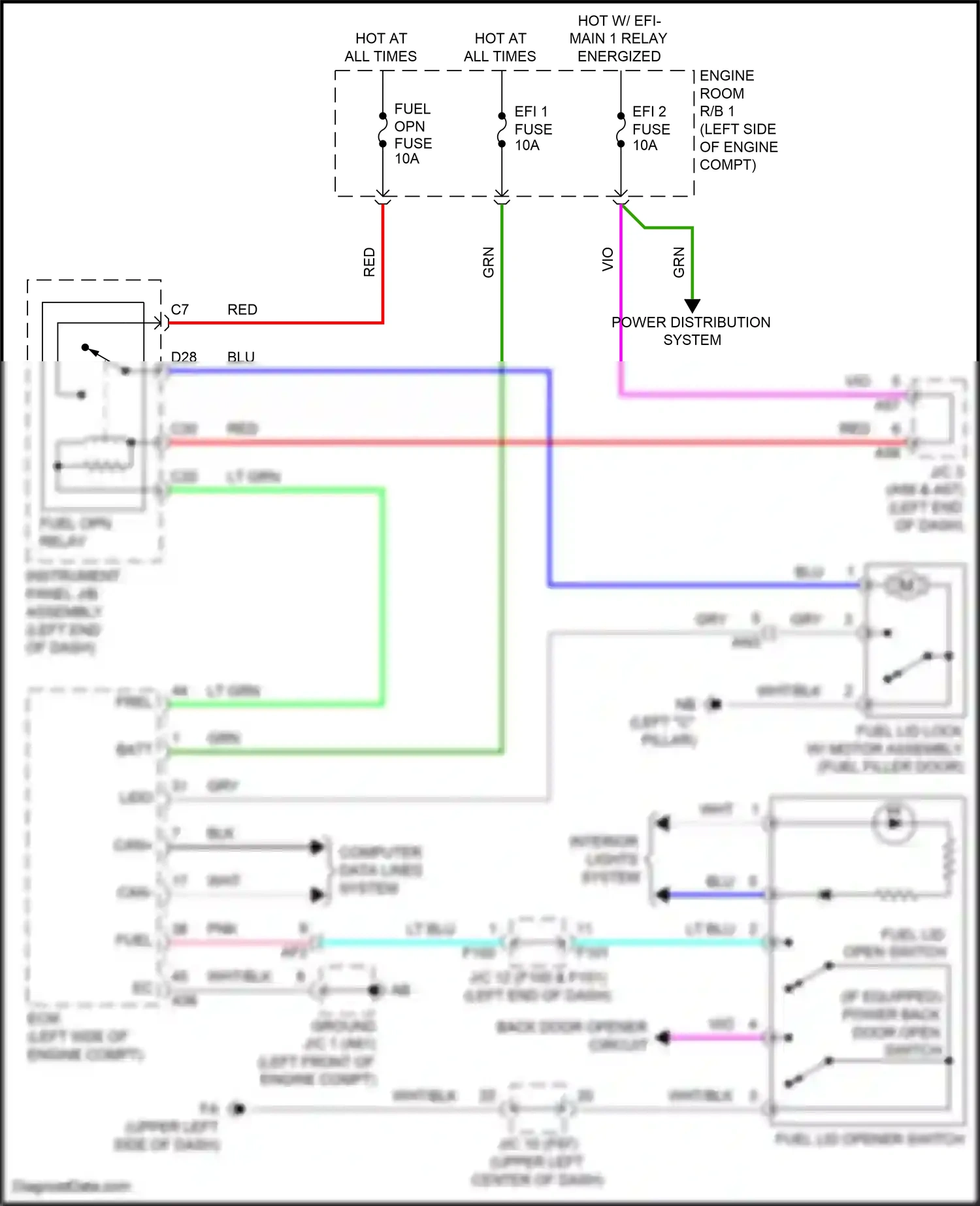 Lexus UX I (2018-2024) computer data lines system wiring diagram  (28 of 104)
