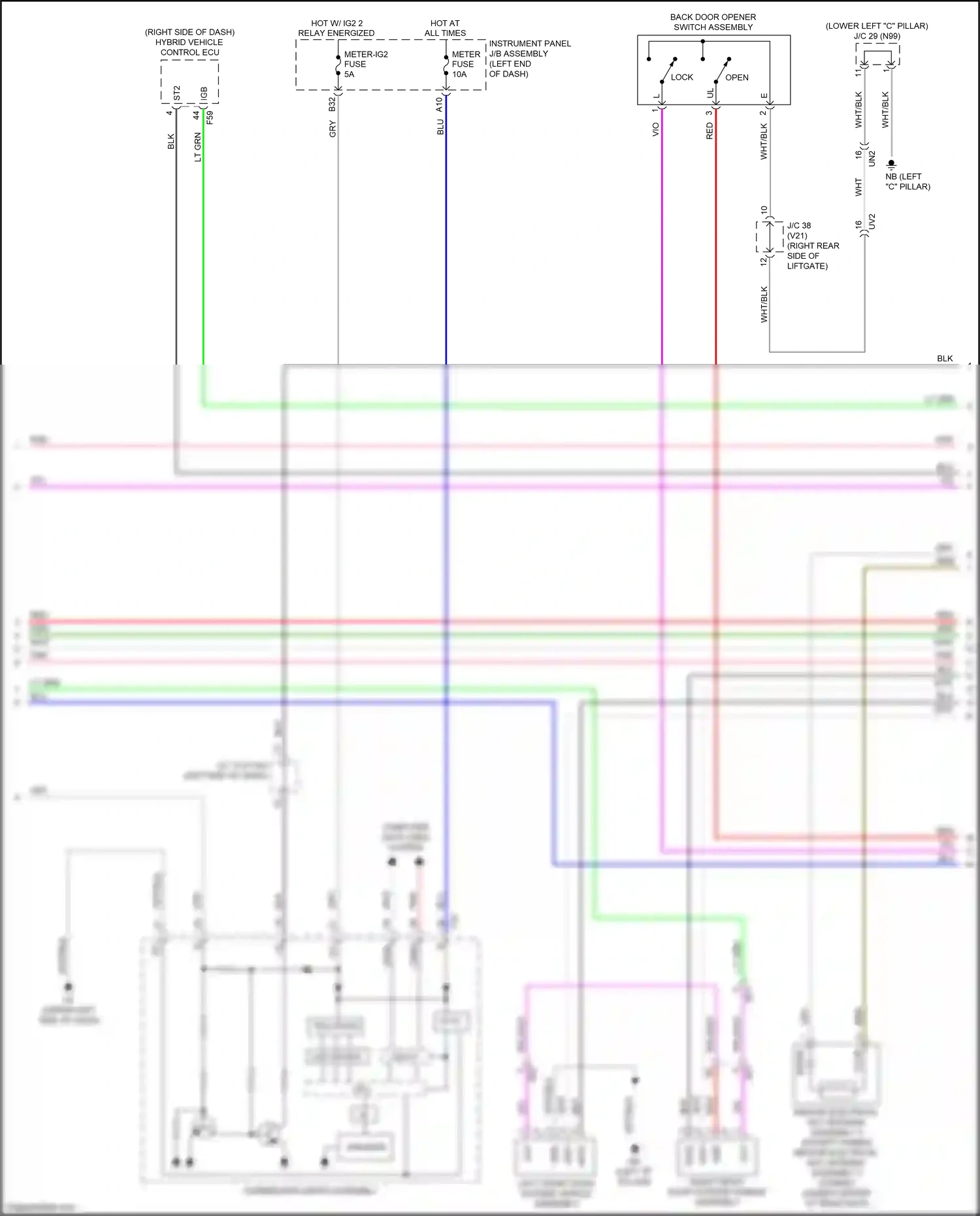 Lexus UX I (2018-2024) computer data lines system wiring diagram  (2 of 104)