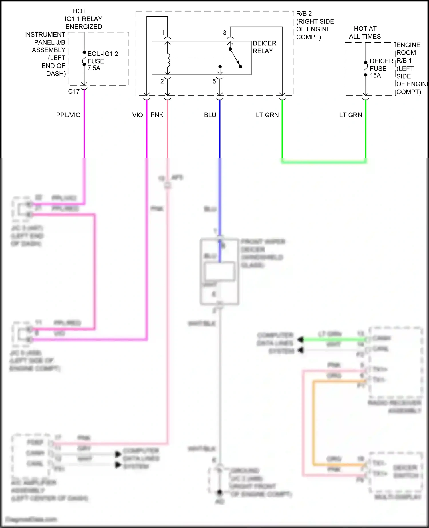 Lexus UX I (2018-2024) computer data lines system wiring diagram  (72 of 104)
