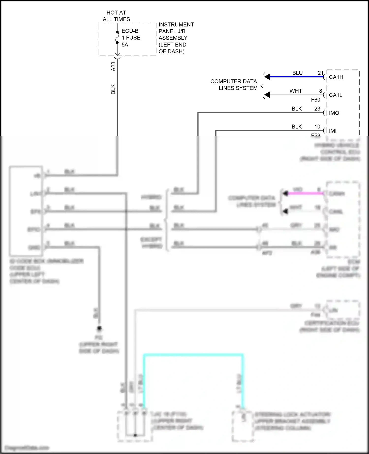 Lexus UX I (2018-2024) computer data lines system wiring diagram  (6 of 104)