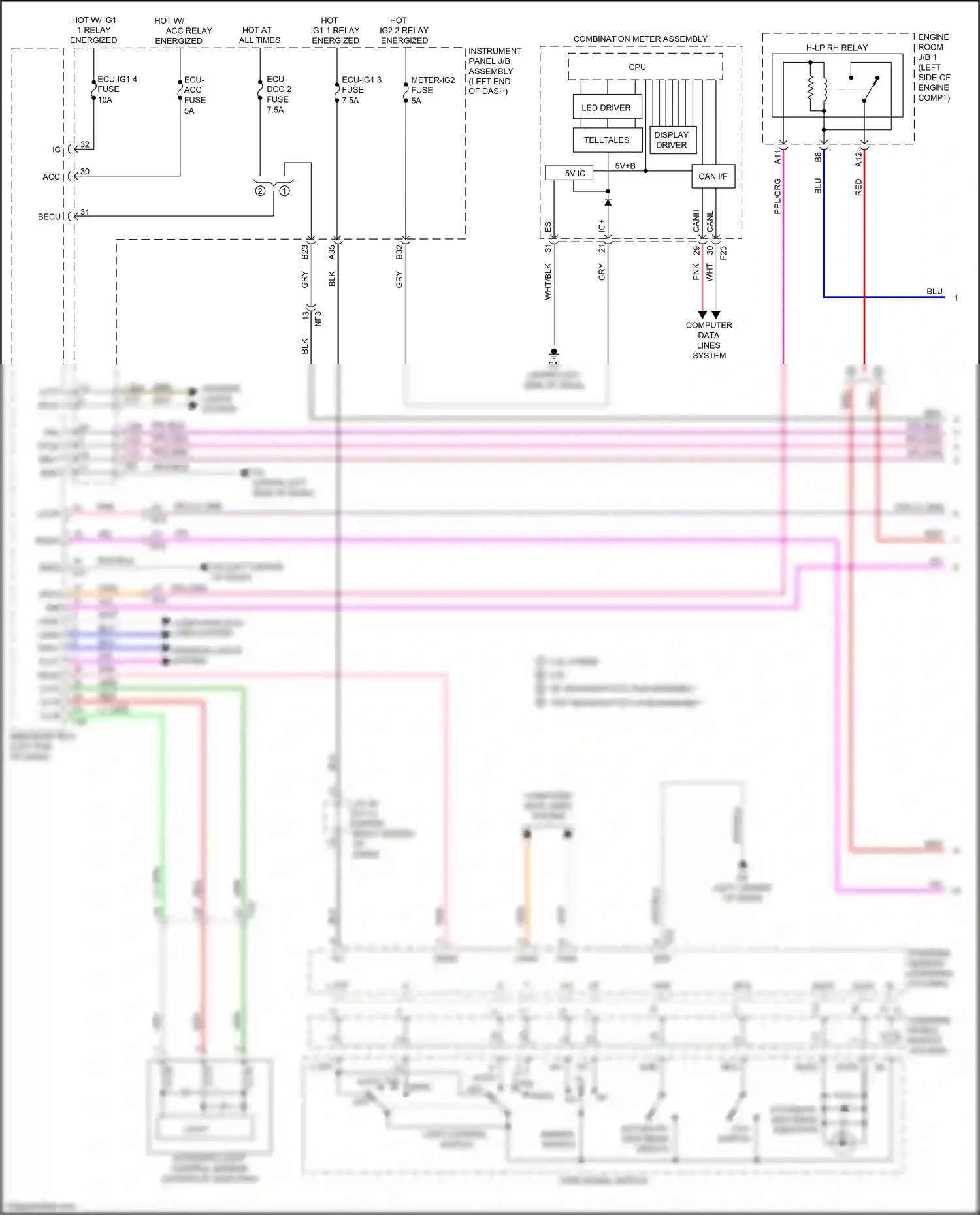 Lexus UX I (2018-2024) computer data lines system wiring diagram  (4 of 104)