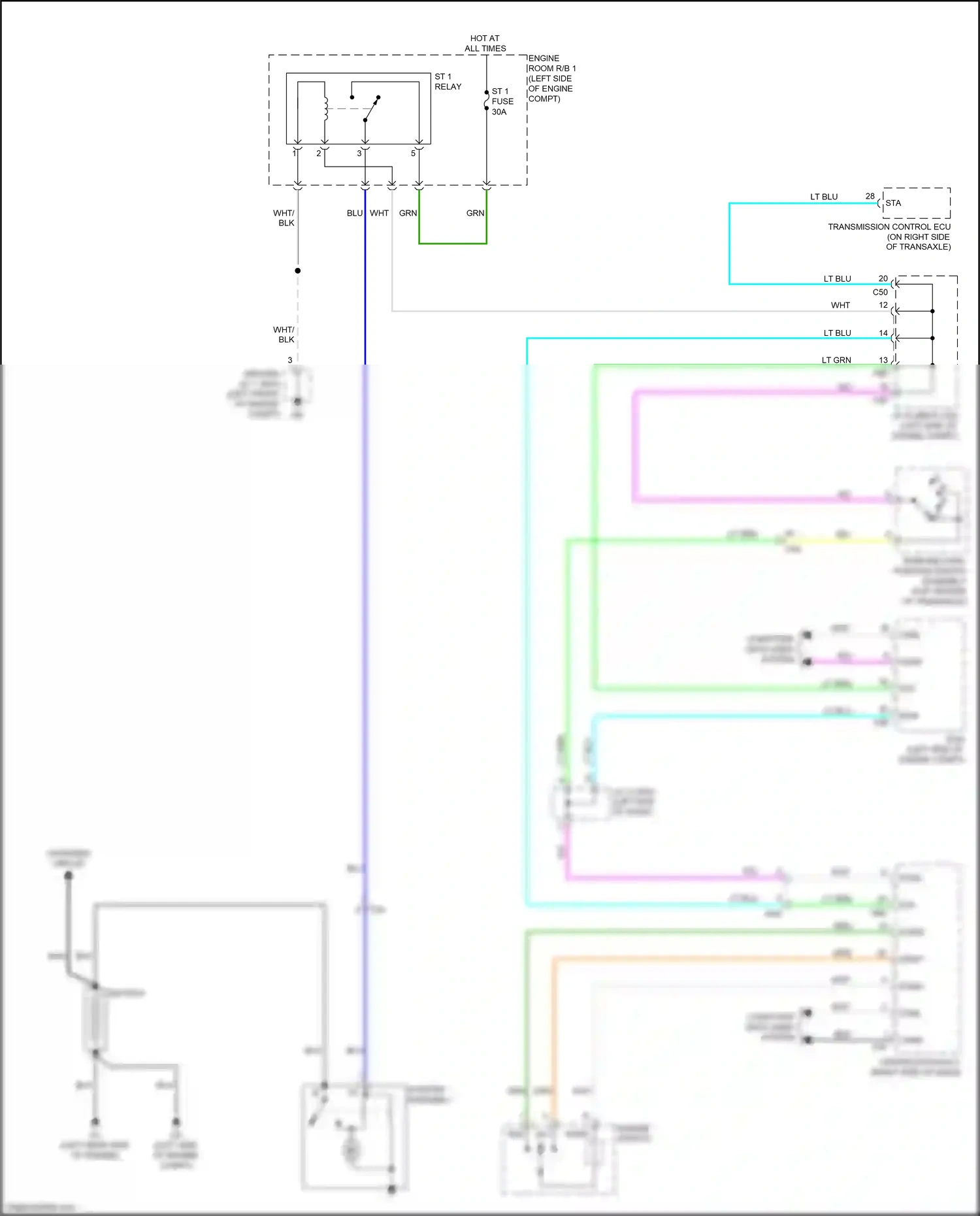 Lexus UX I (2018-2024) computer data lines system wiring diagram  (80 of 104)