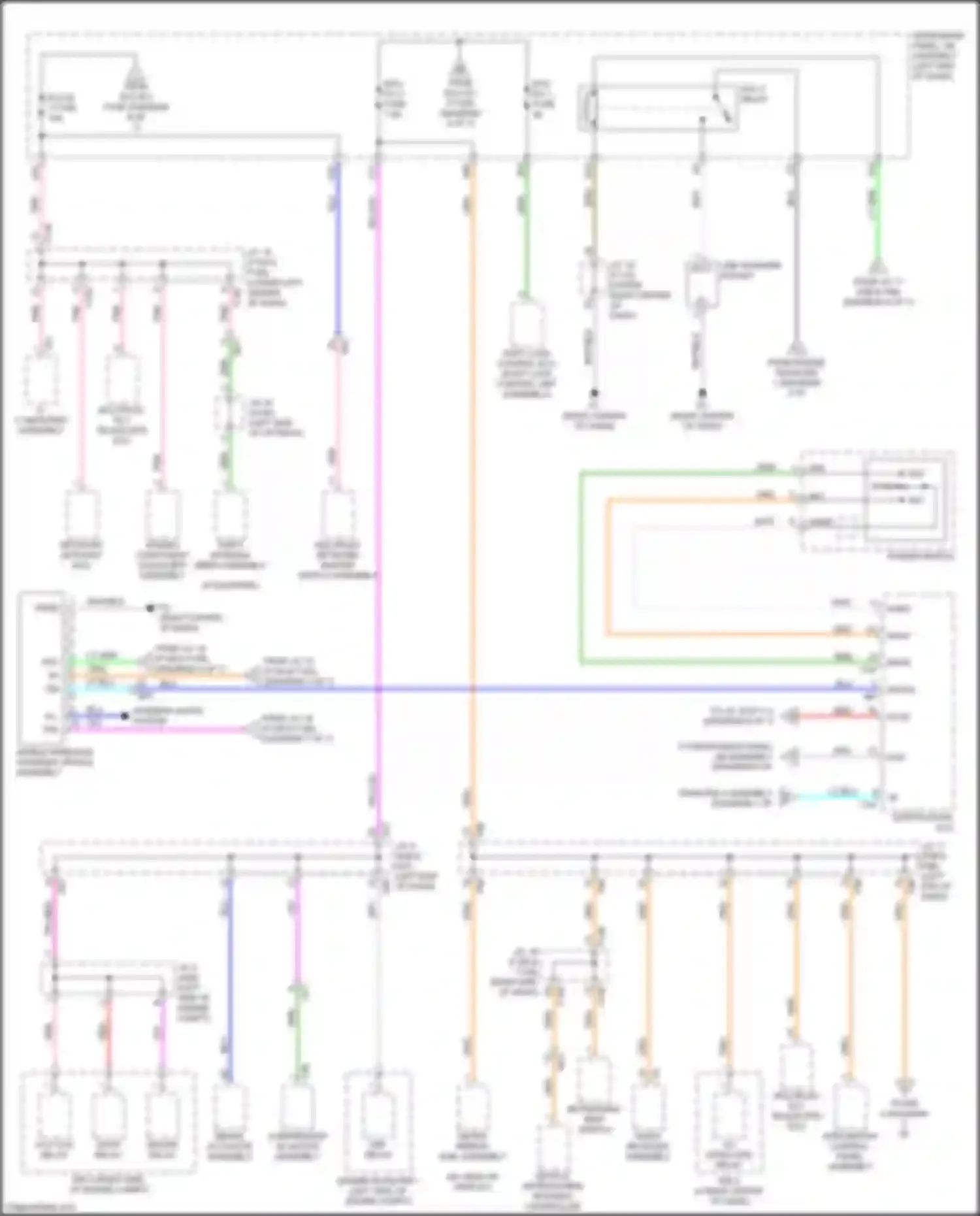 Wiring diagram deicer relay for Lexus UX I (2018-2024) (4 of 5)