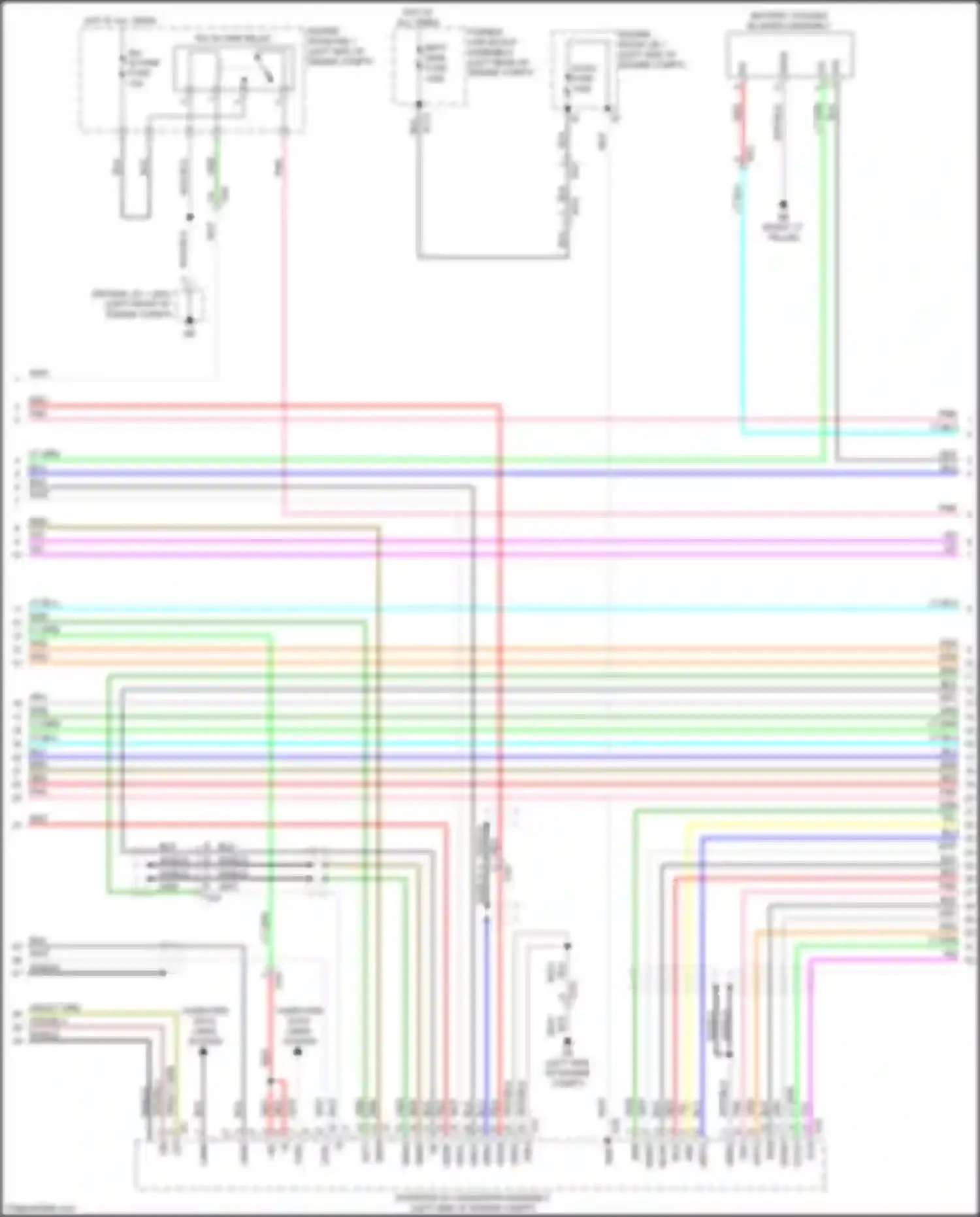 Wiring diagram engine room r/b 1 for Lexus UX I (2018-2024) (47 of 48)