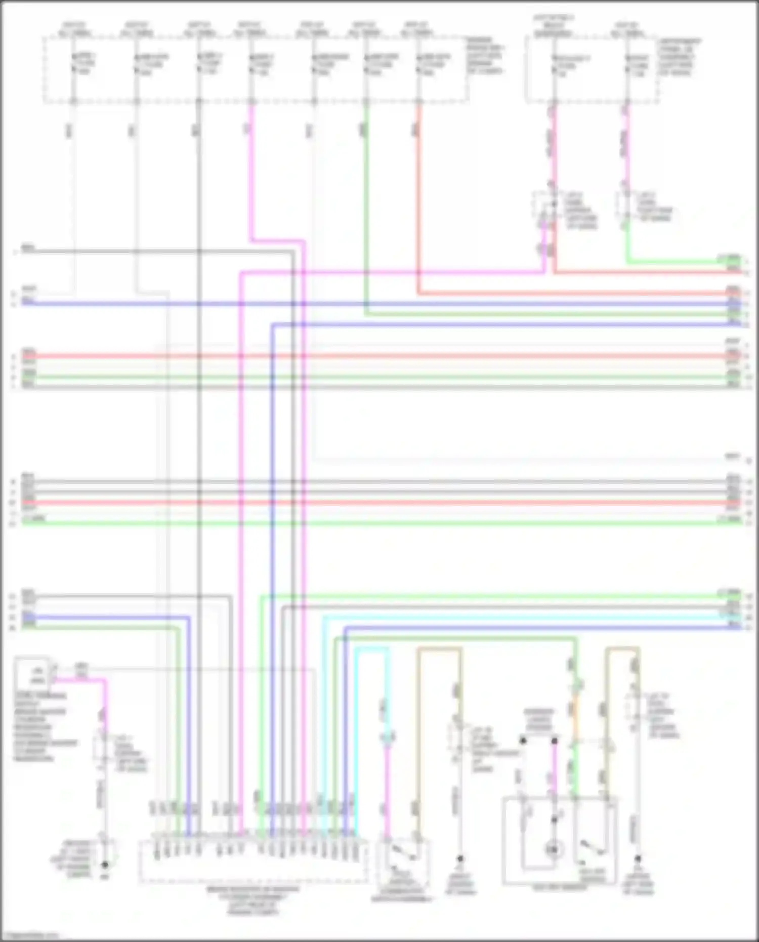 Wiring diagram engine room r/b 1 for Lexus UX I (2018-2024) (41 of 48)