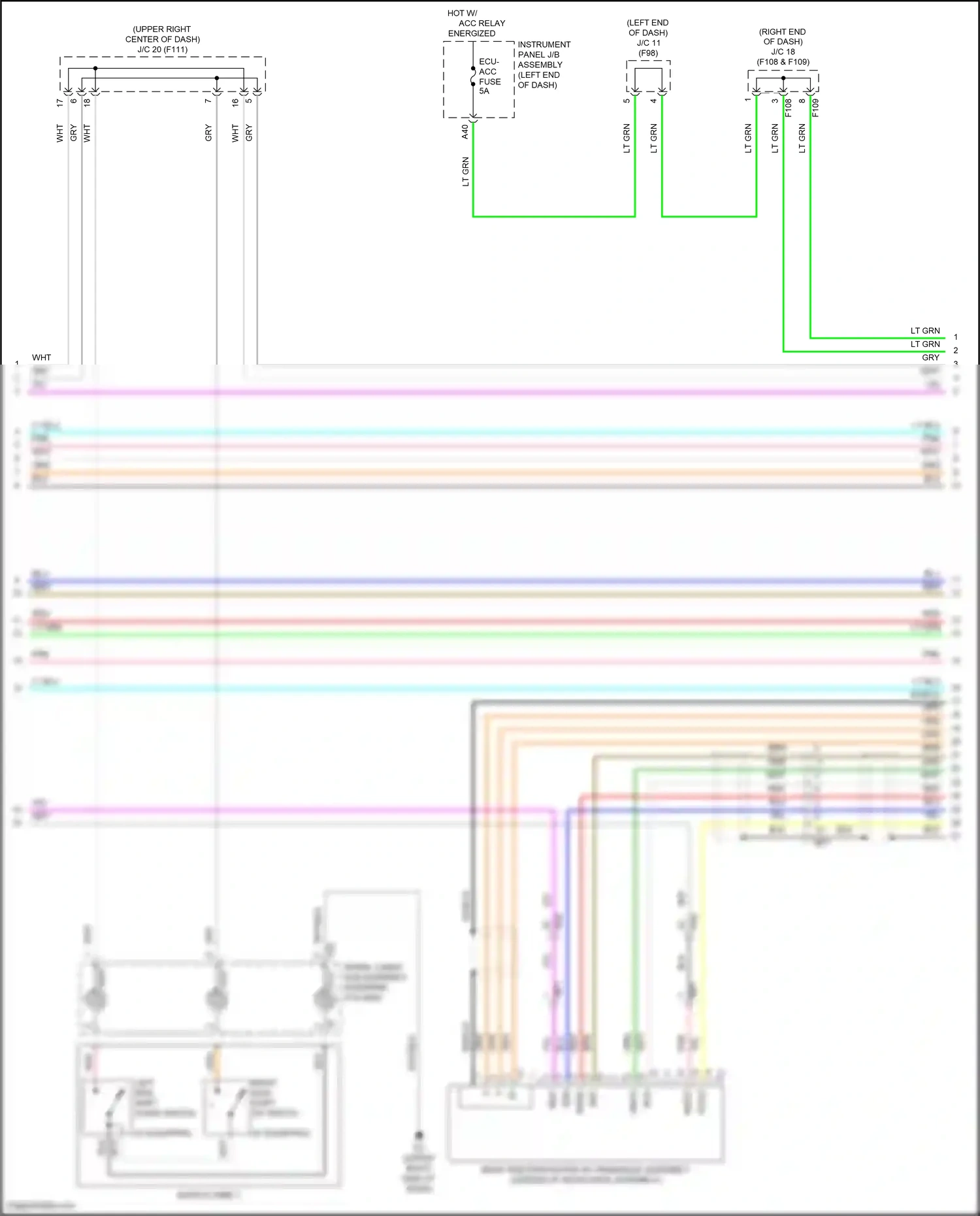Lexus UX I (2018-2024) gry wiring diagram  (126 of 140)