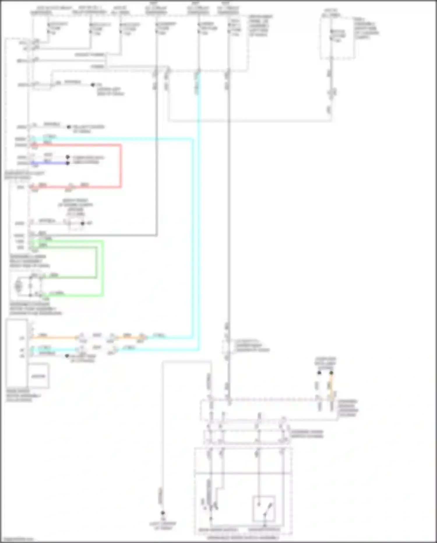 Wiring diagram steering sensor for Lexus UX I (2018-2024)