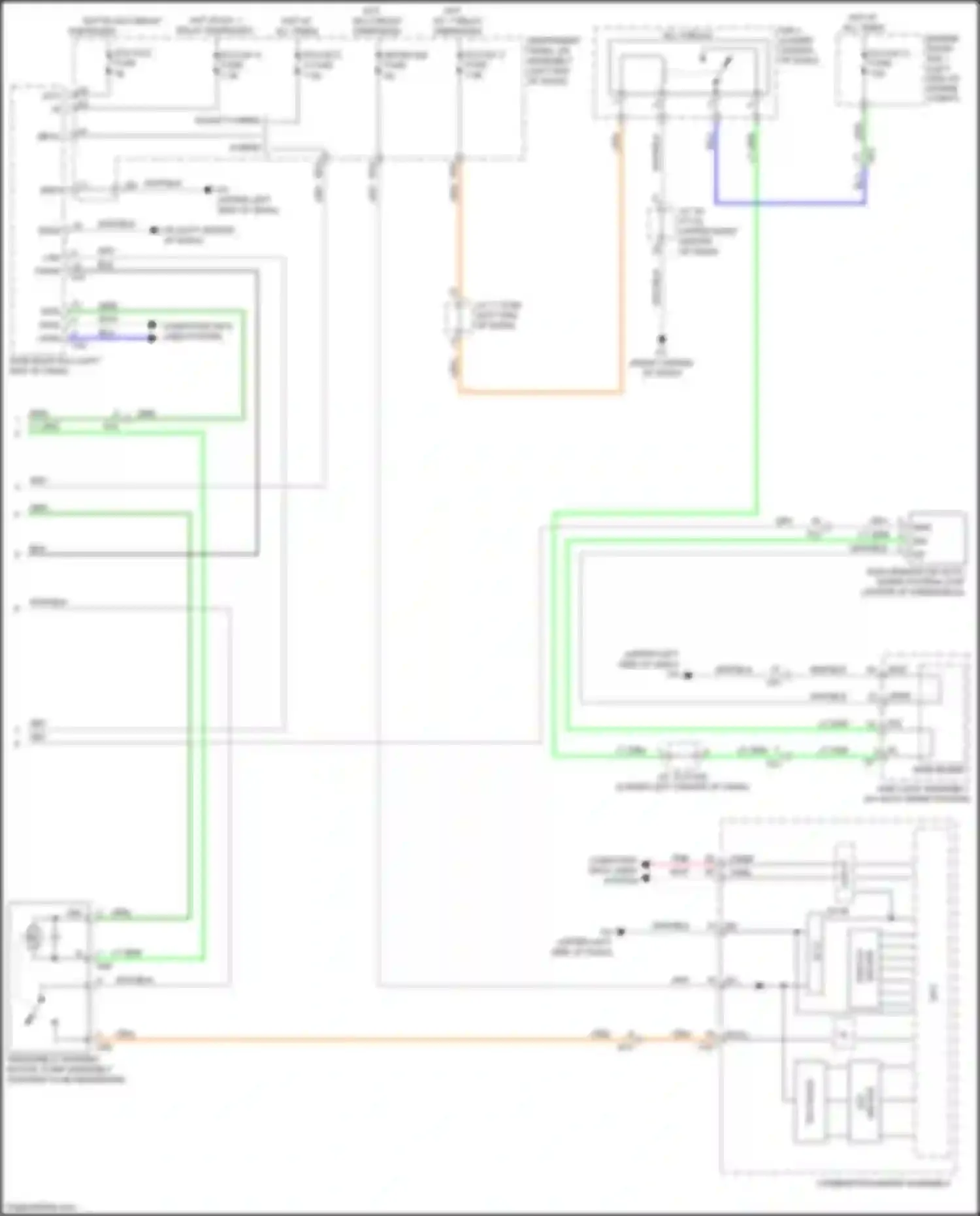Wiring diagram main board for Lexus UX I (2018-2024)