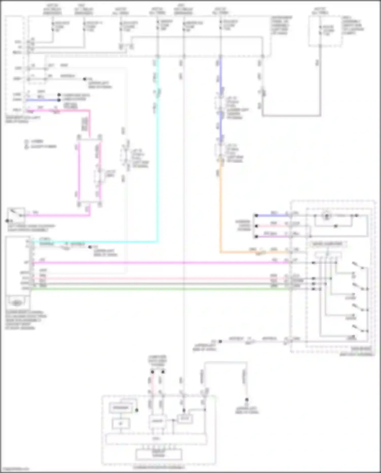 Wiring diagram micro computer for Lexus UX I (2018-2024)