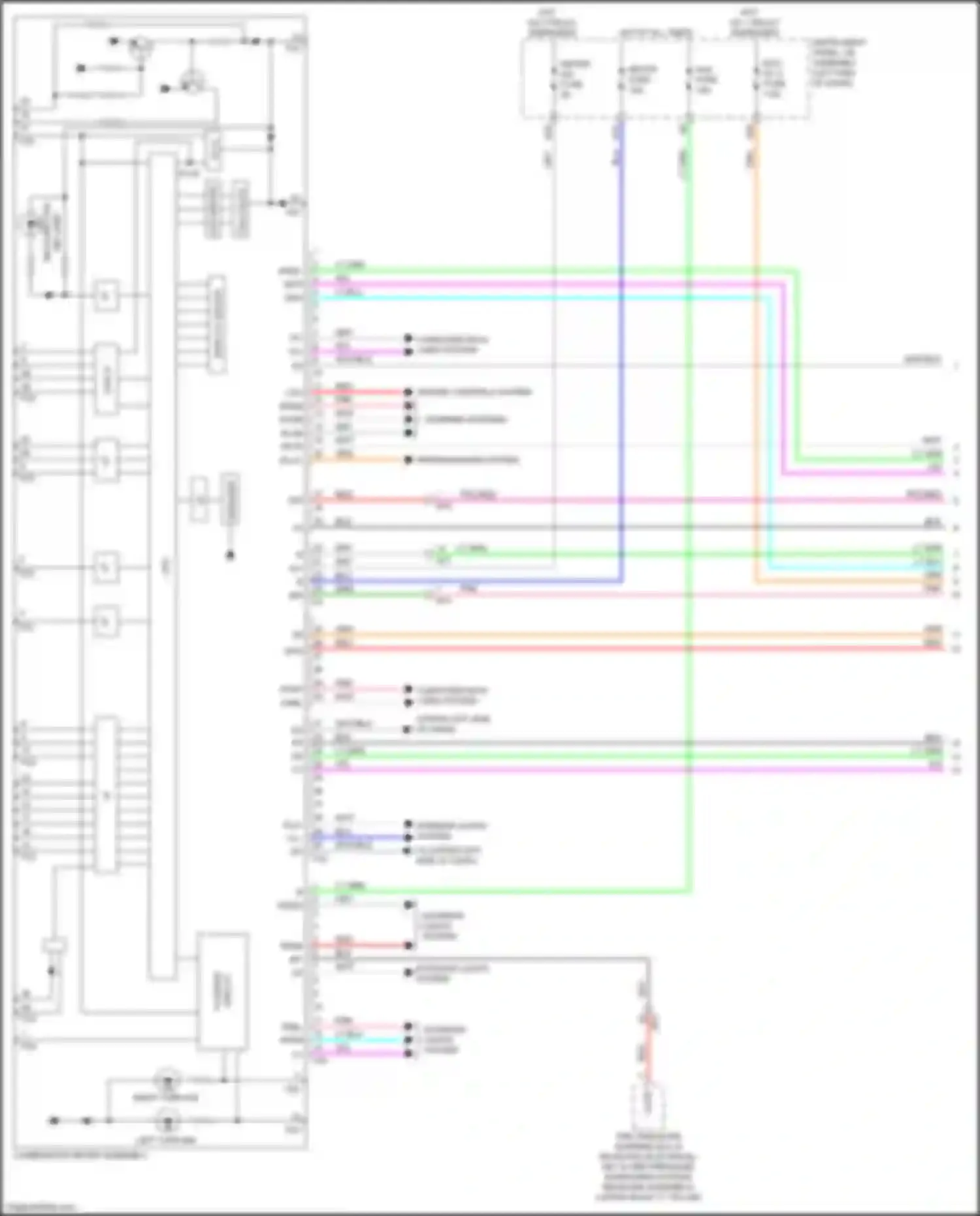 Wiring diagram ind lamp for Lexus UX I (2018-2024)