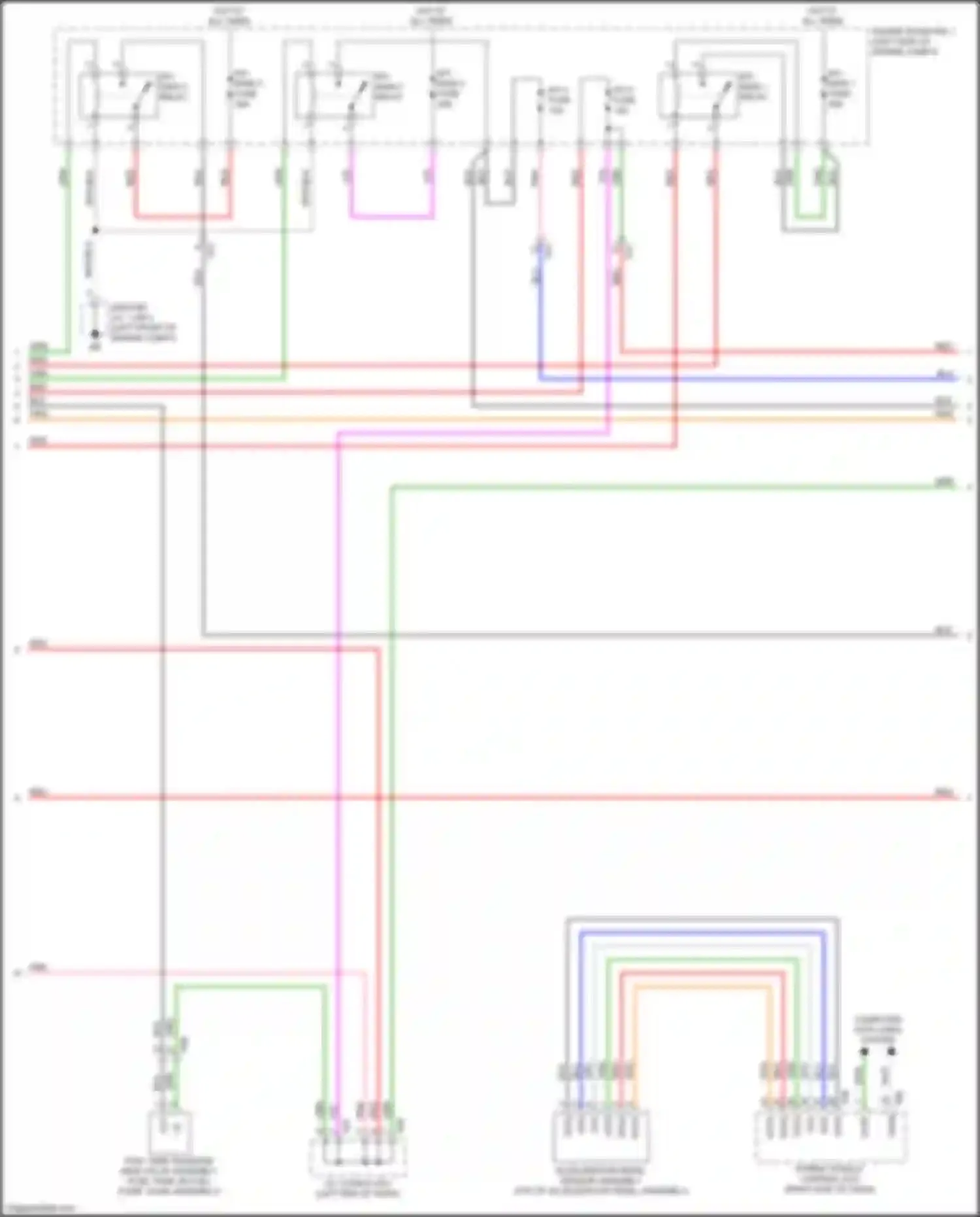 Wiring diagram hybrid vehicle control ecu for Lexus UX I (2018-2024) (19 of 20)