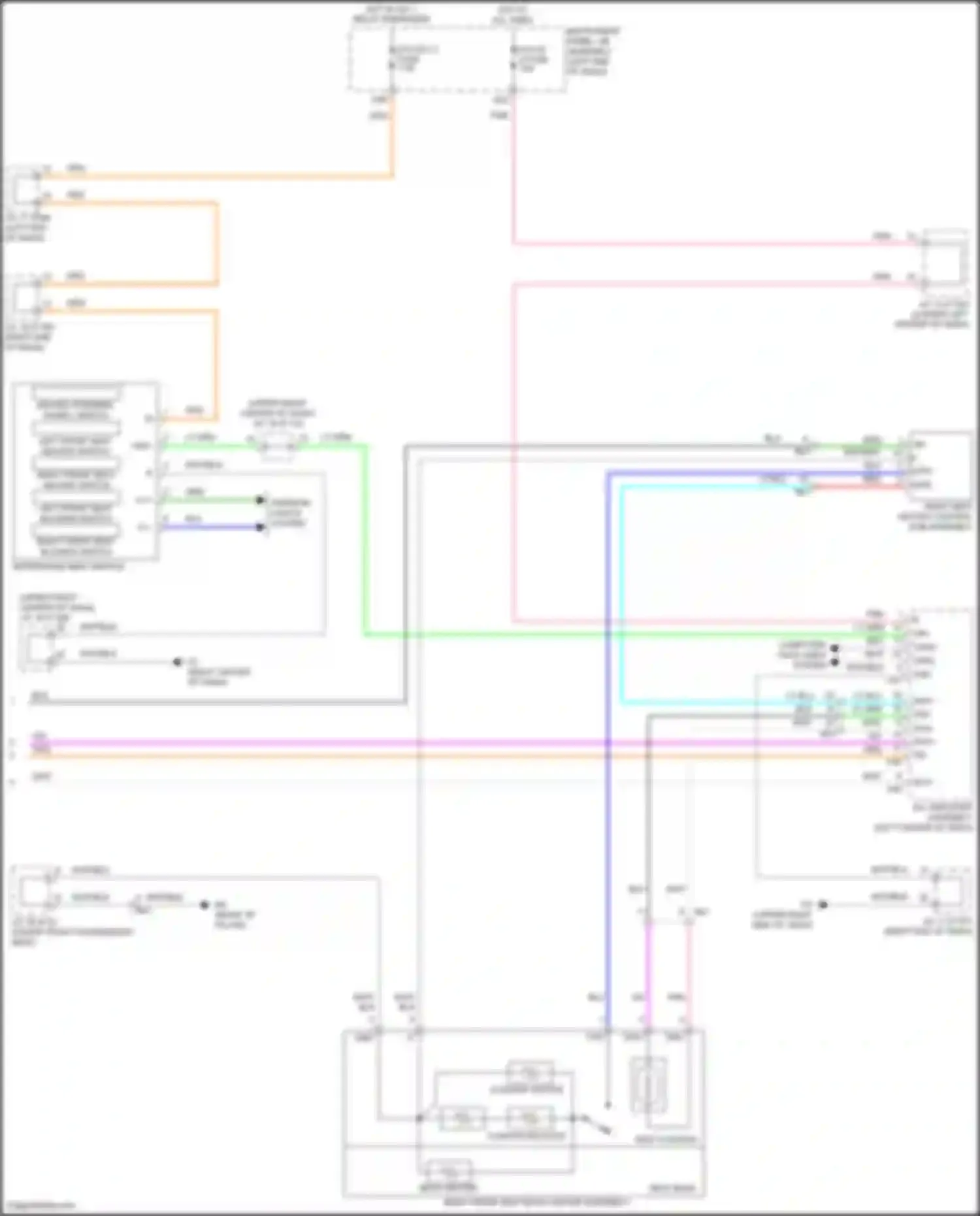 Wiring diagram instrument panel j/b assembly for Lexus UX I (2018-2024) (38 of 101)