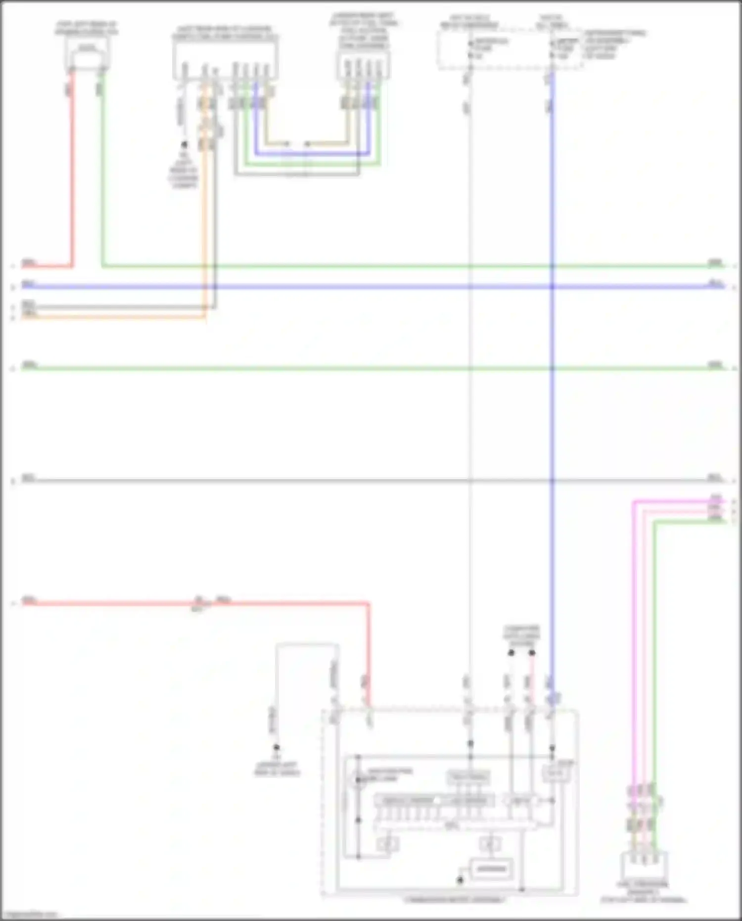 Wiring diagram led driver for Lexus UX I (2018-2024) (22 of 23)