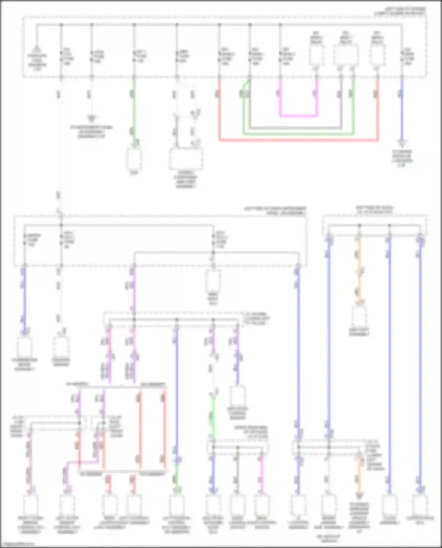 Wiring diagram efi- main 3 relay for Lexus UX I (2018-2024)