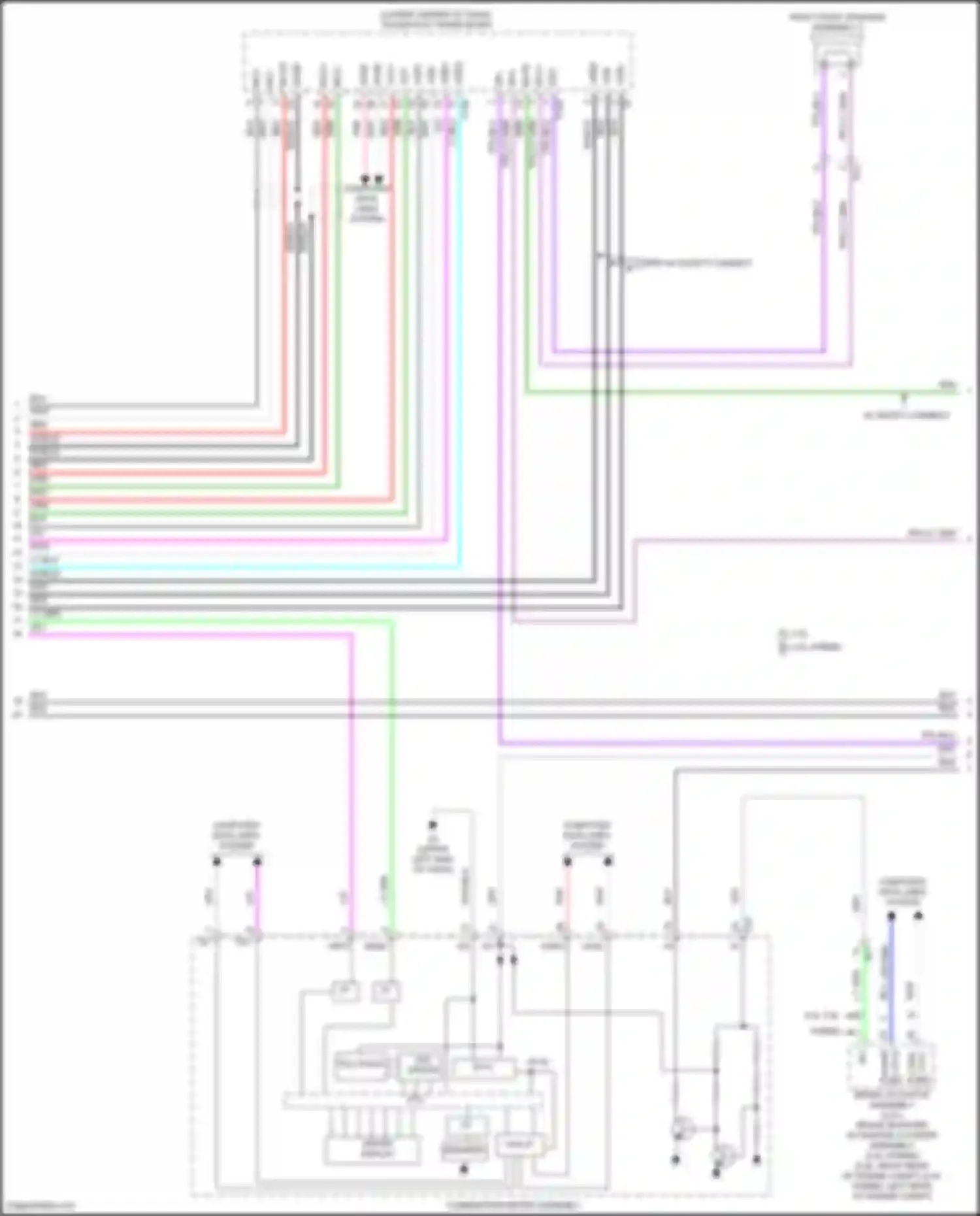 Wiring diagram right front speaker assembly 2 for Lexus UX I (2018-2024)