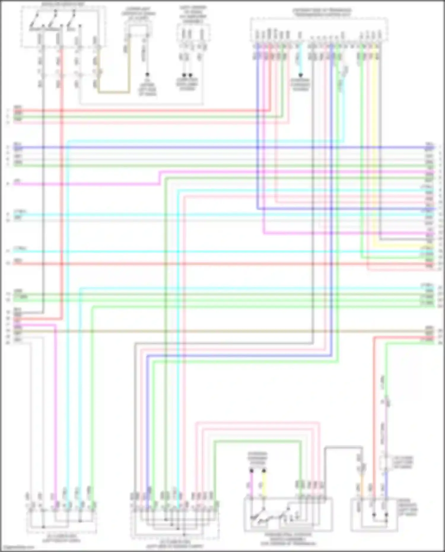 Wiring diagram slg- for Lexus UX I (2018-2024)