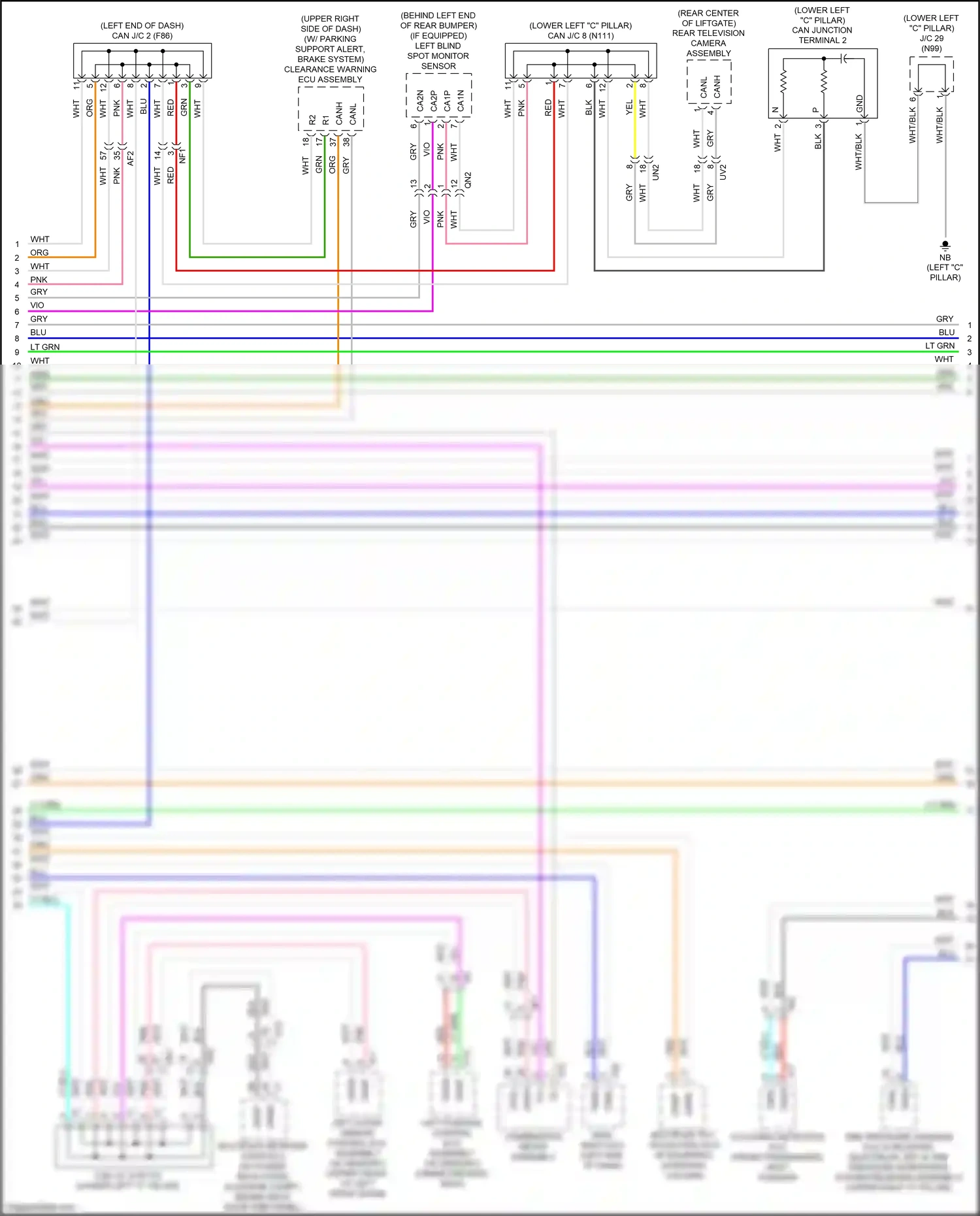 Lexus UX I (2018-2024) pnk wiring diagram  (87 of 139)