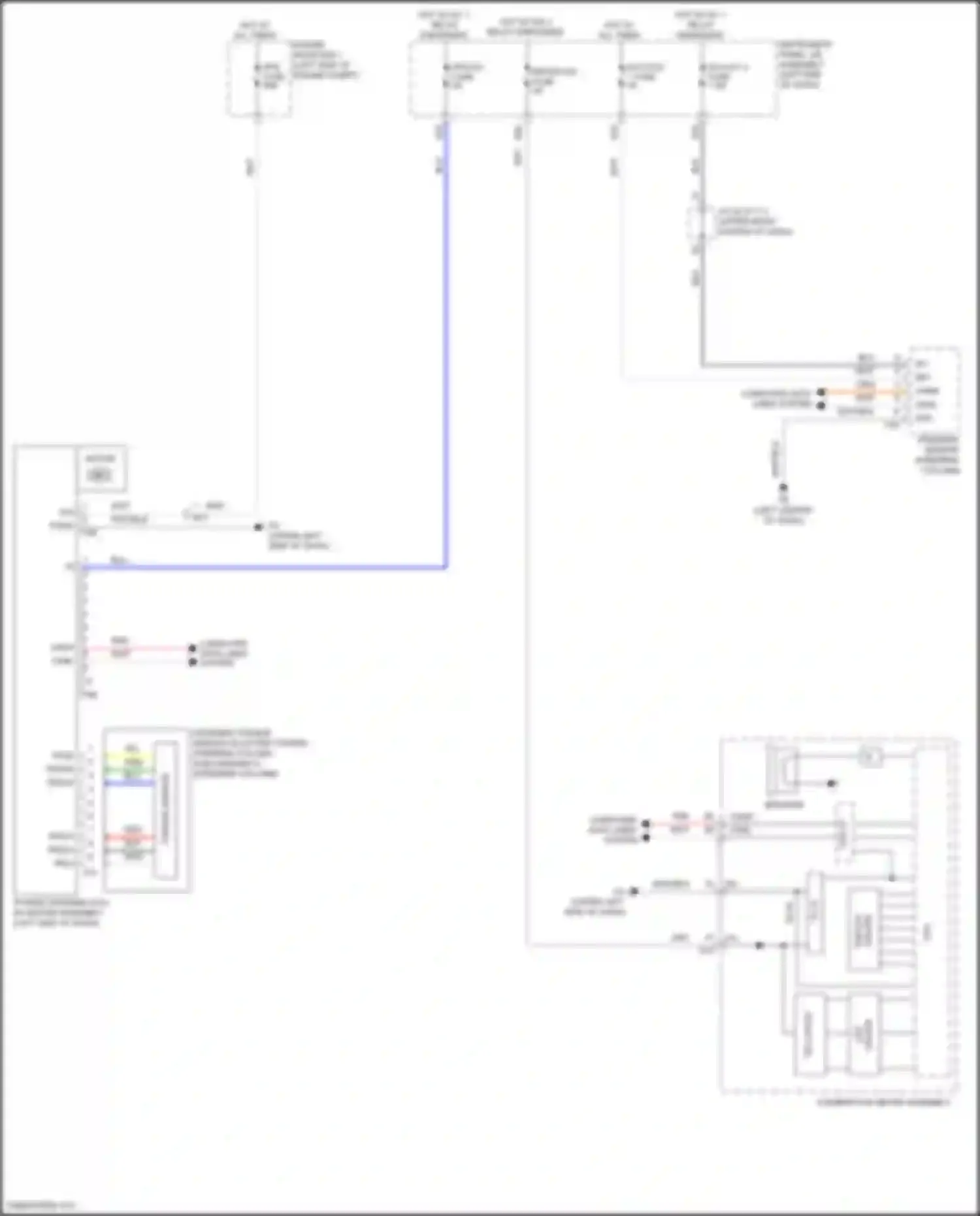 Wiring diagram steering sensor for Lexus UX I (2018-2024)