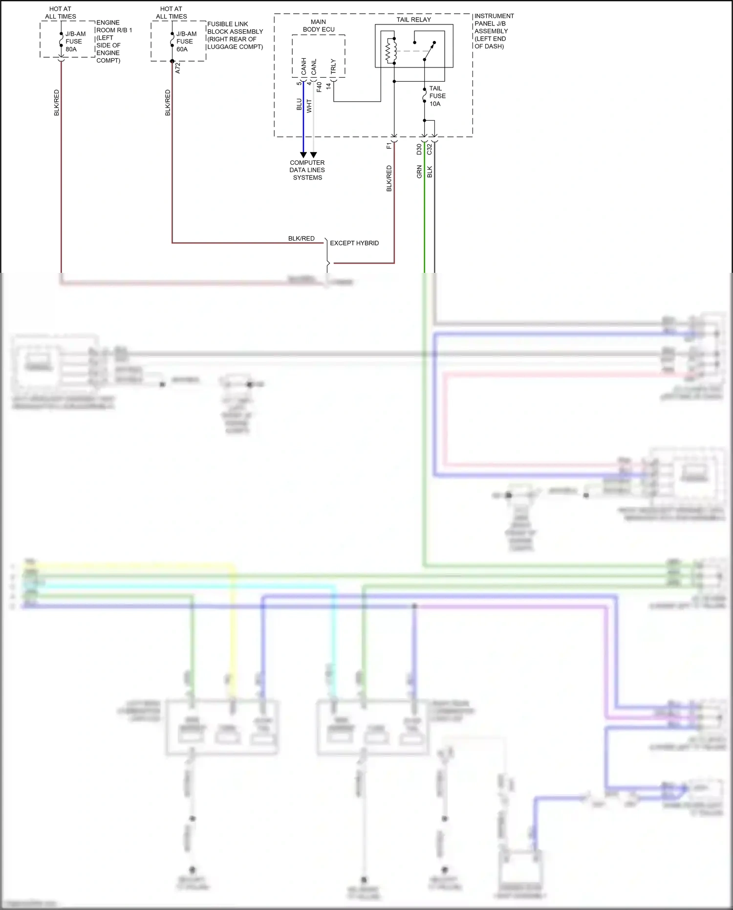 Lexus UX I (2018-2024) ppl/blu wiring diagram  (15 of 24)