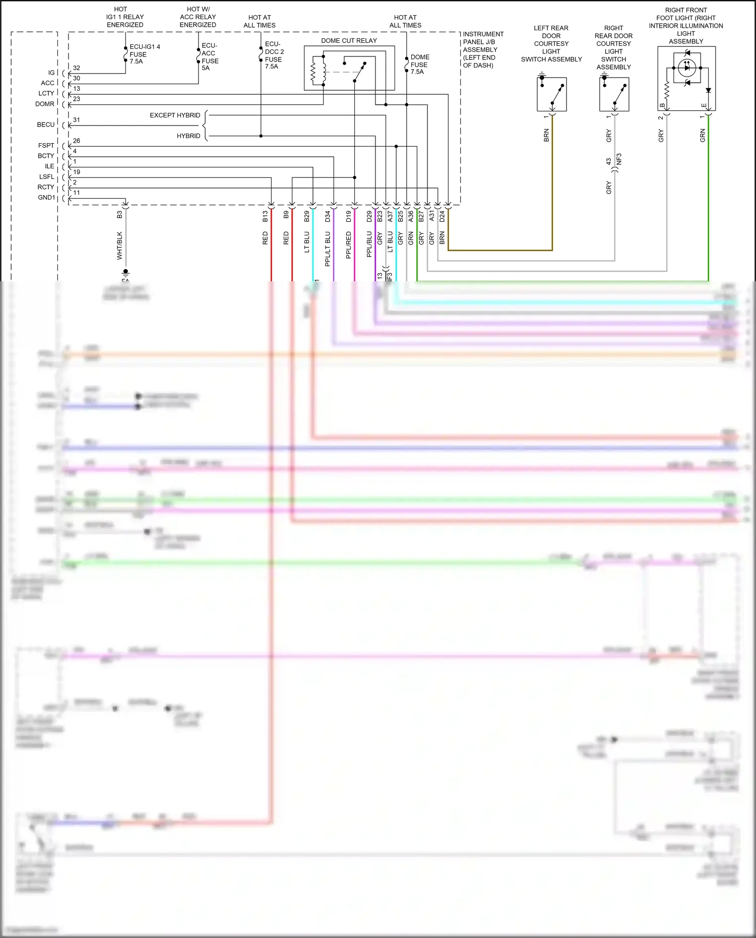 Lexus UX I (2018-2024) ppl/blu wiring diagram  (11 of 24)