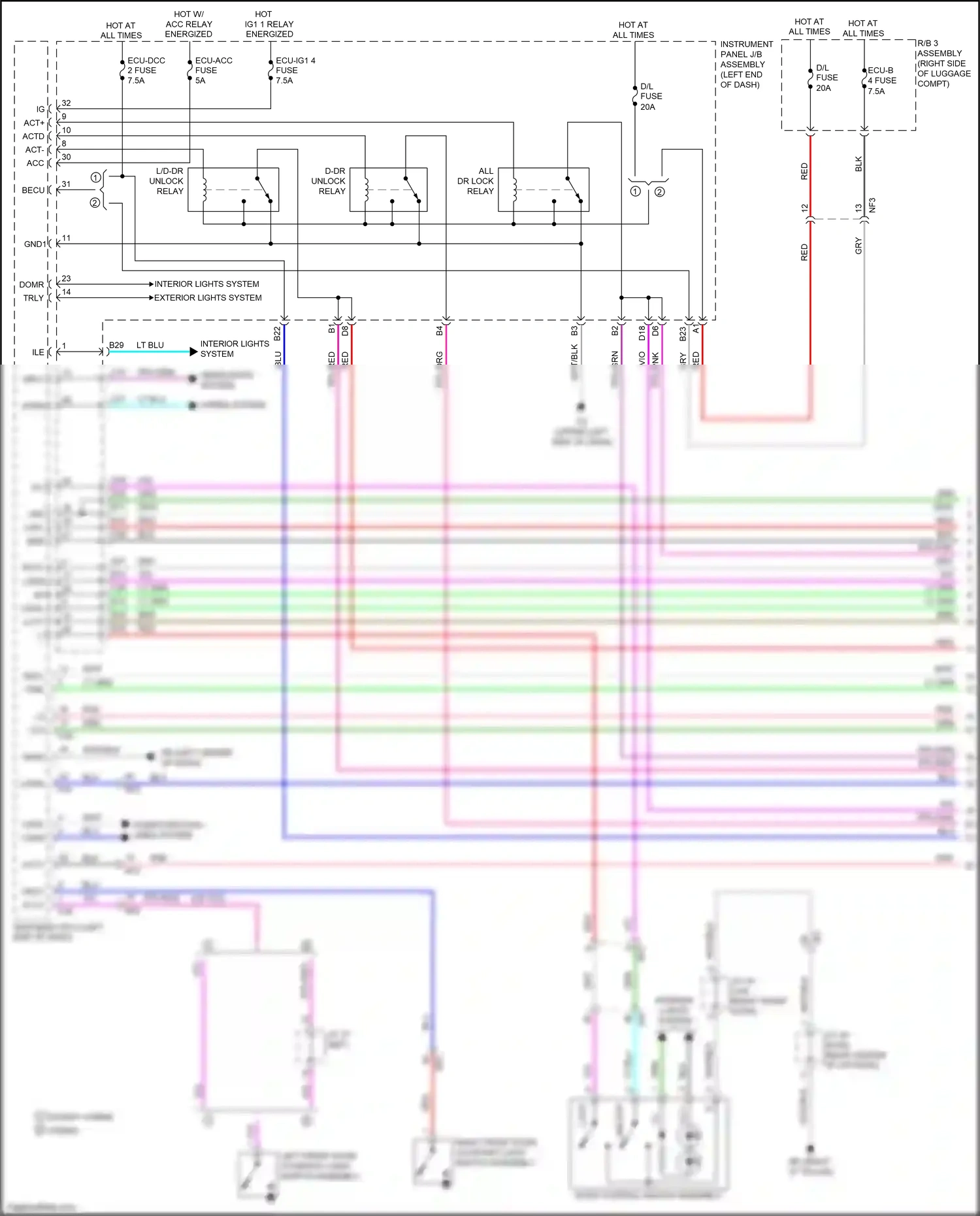 Lexus UX I (2018-2024) ppl/red wiring diagram  (1 of 43)