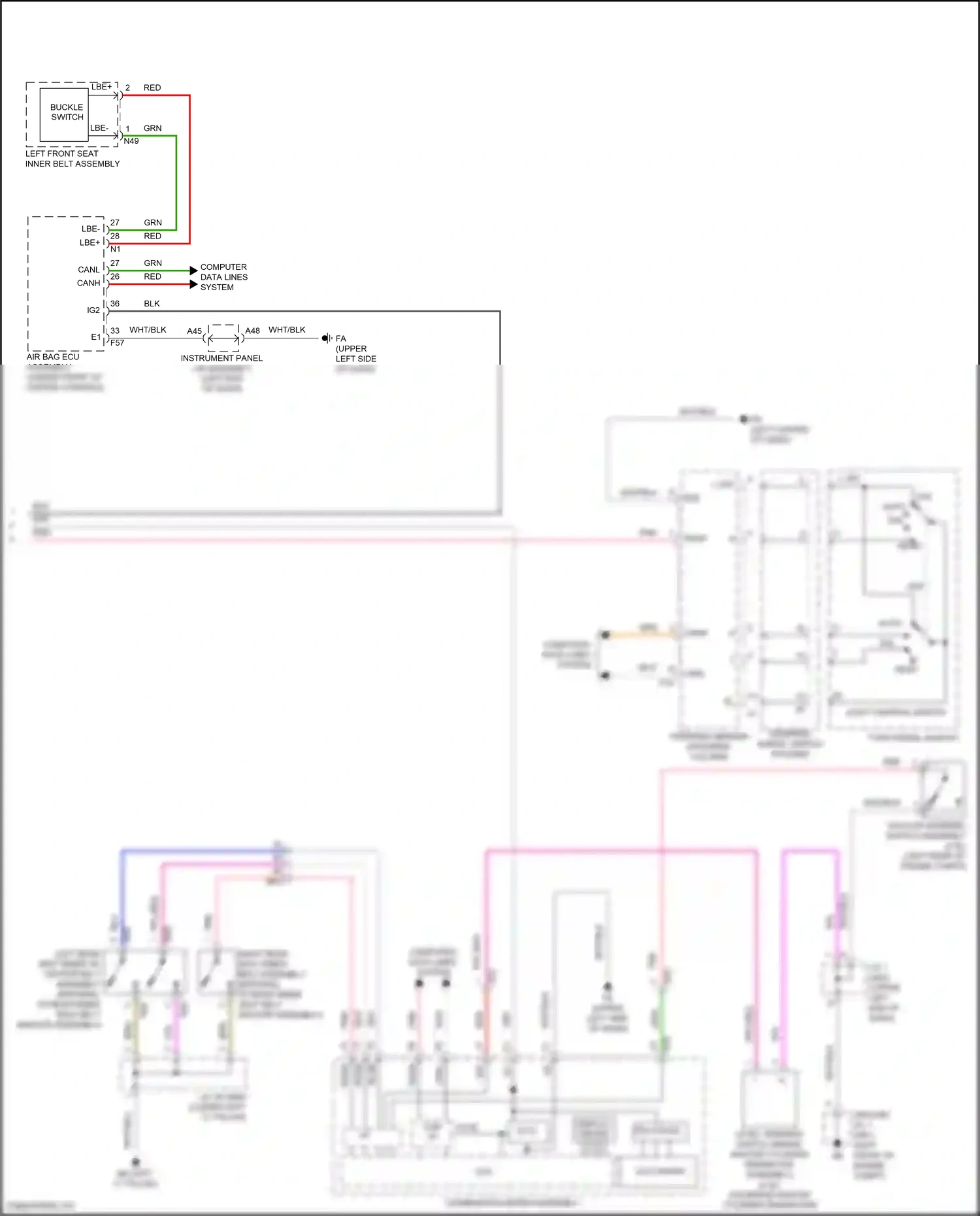 Lexus UX I (2018-2024) ppl/red wiring diagram  (9 of 43)