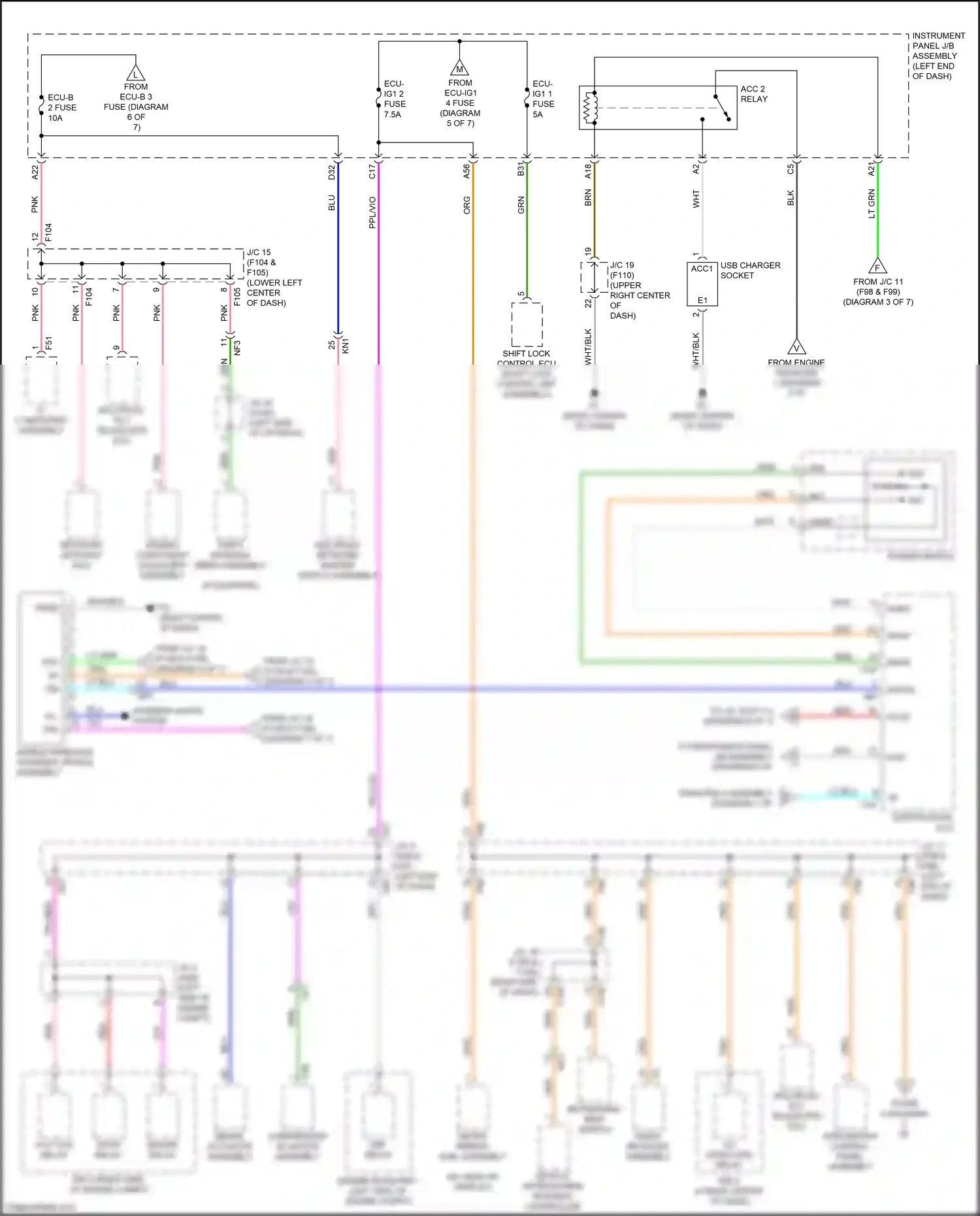 Lexus UX I (2018-2024) ppl/red wiring diagram  (14 of 43)